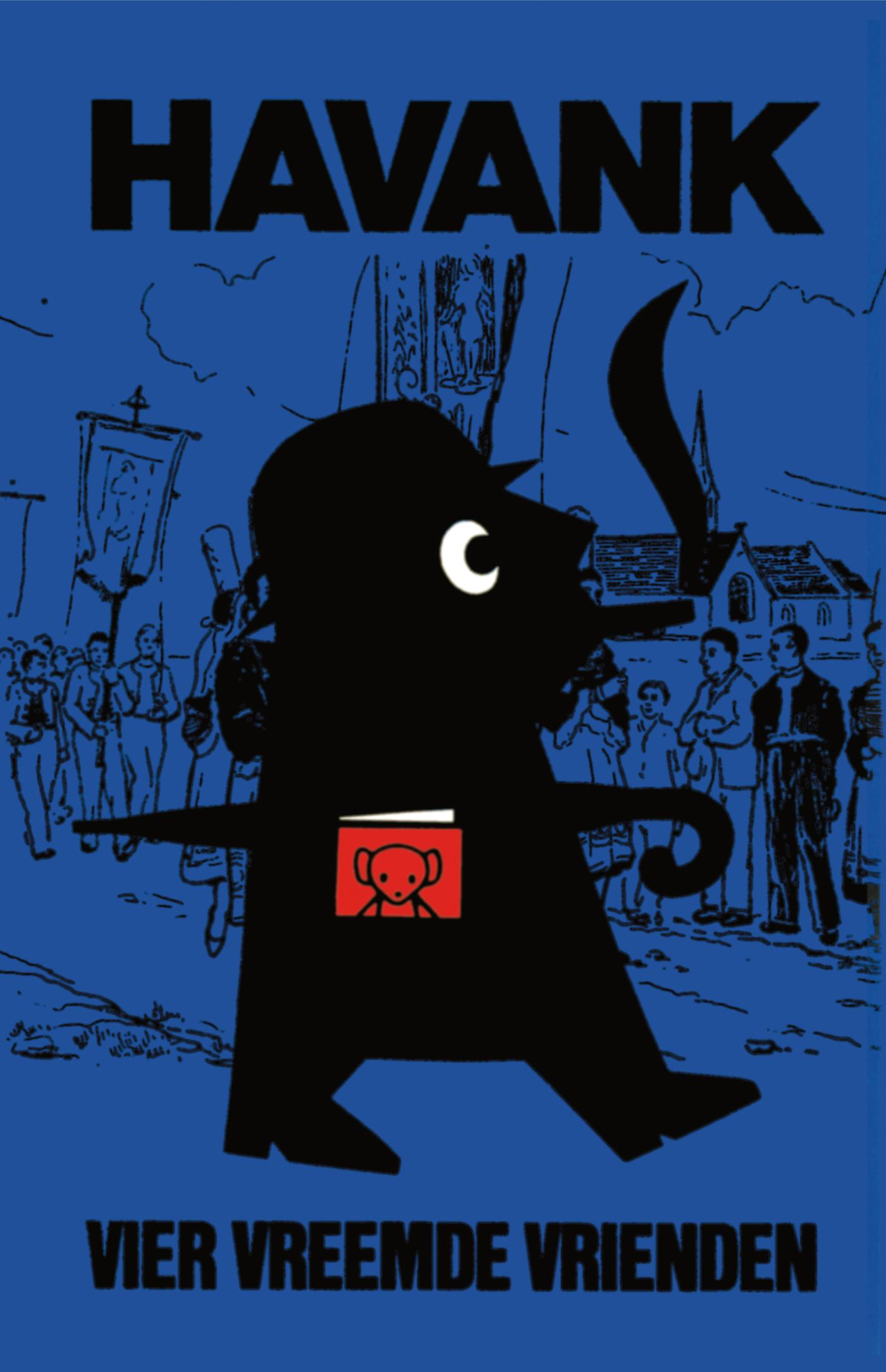 Cover van Vier vreemde vrienden