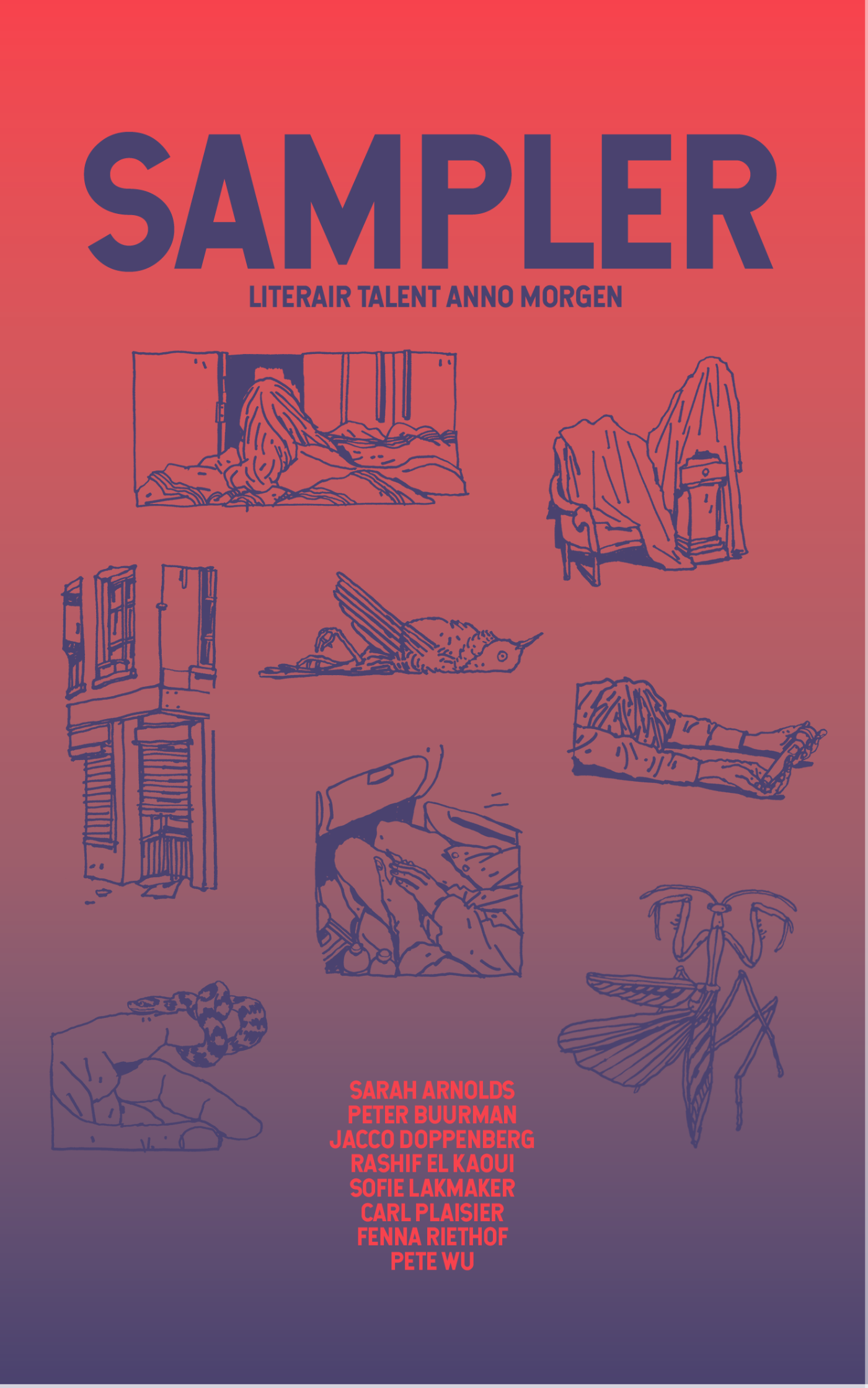 Cover van Sampler : literair talent anno morgen