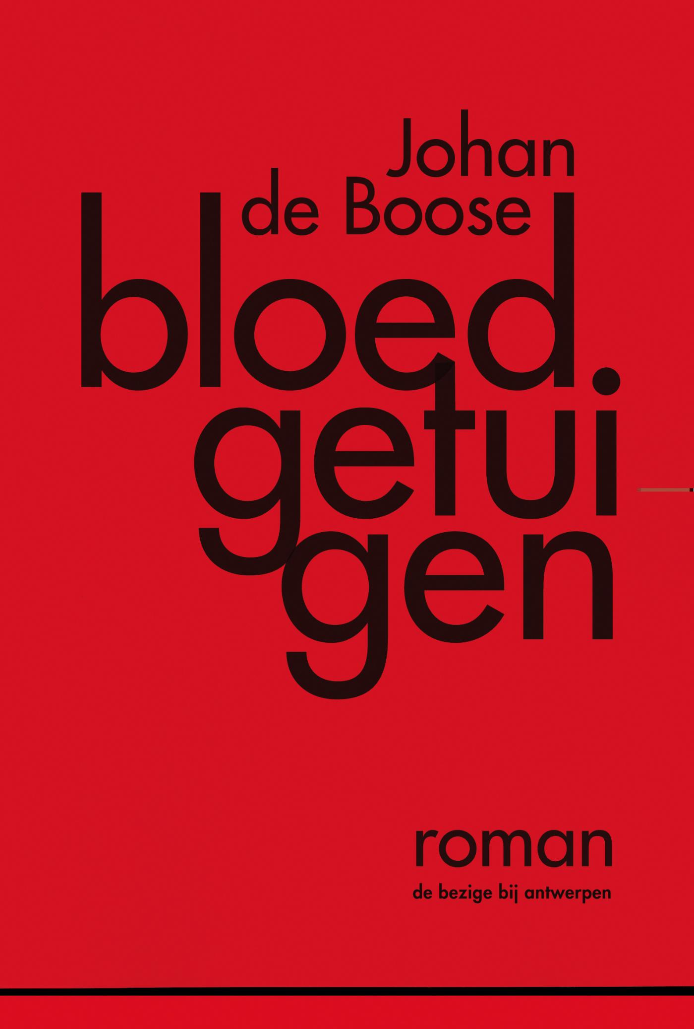 Cover van Bloedgetuigen : roman
