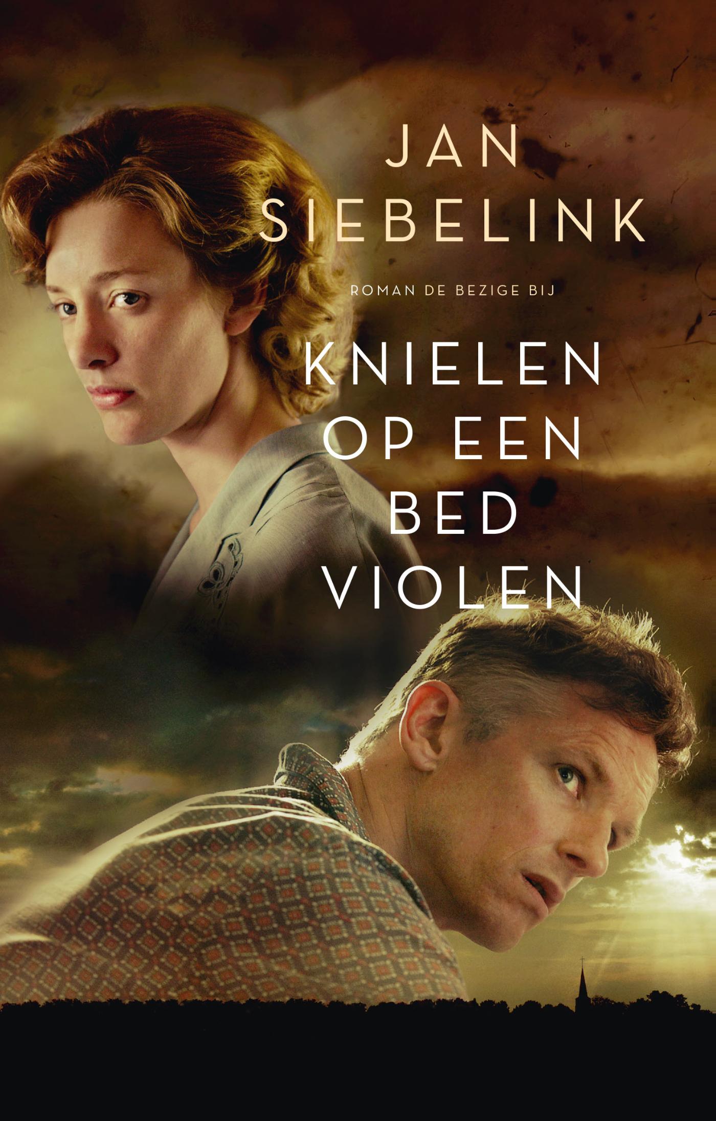 Cover van Knielen op een bed violen