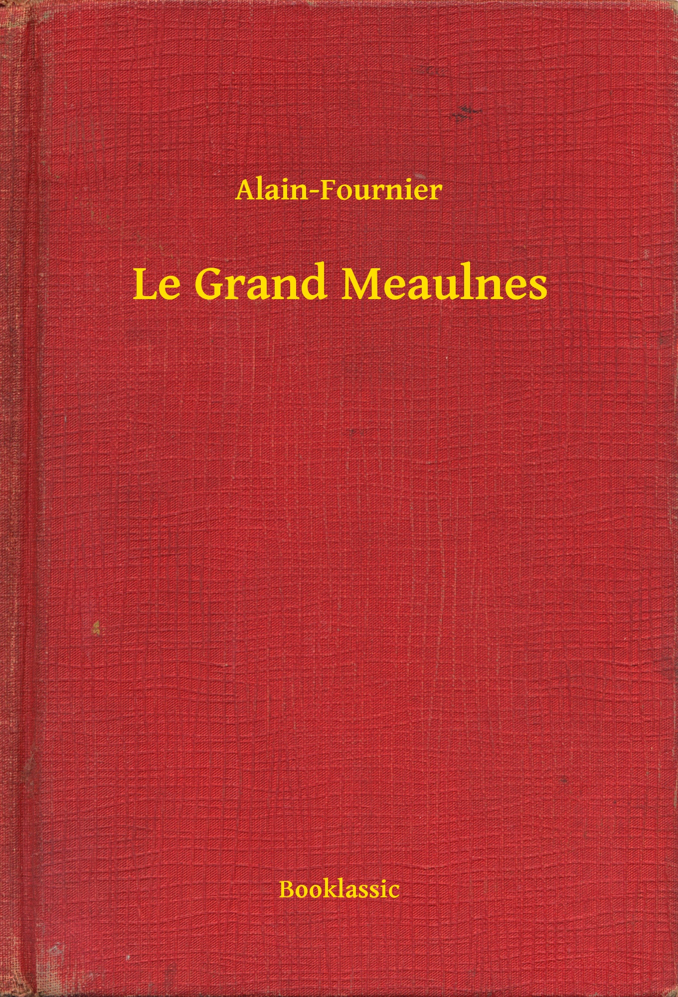 Cover van Le grand Meaulnes