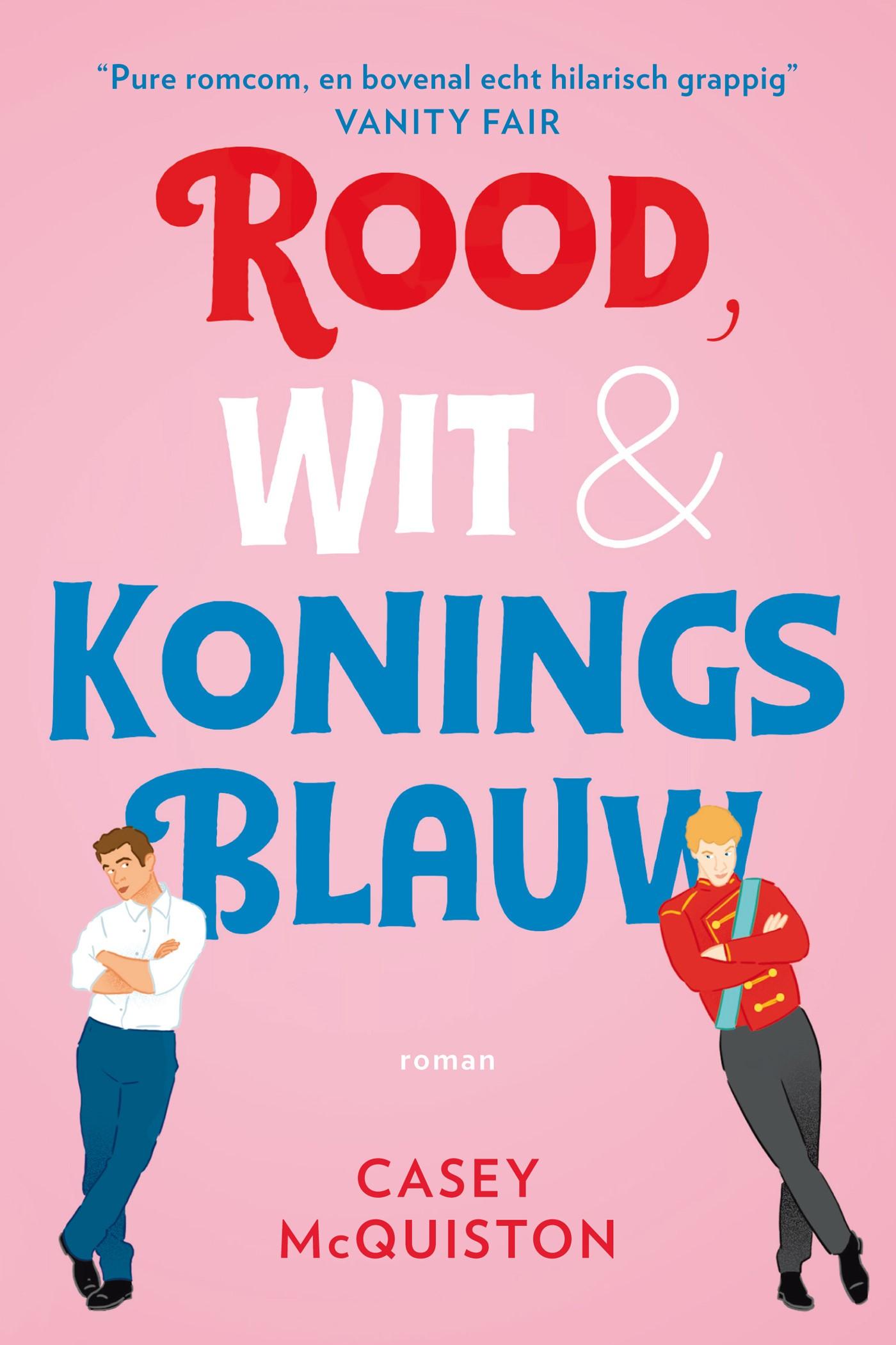 Cover van Rood, wit en koningsblauw