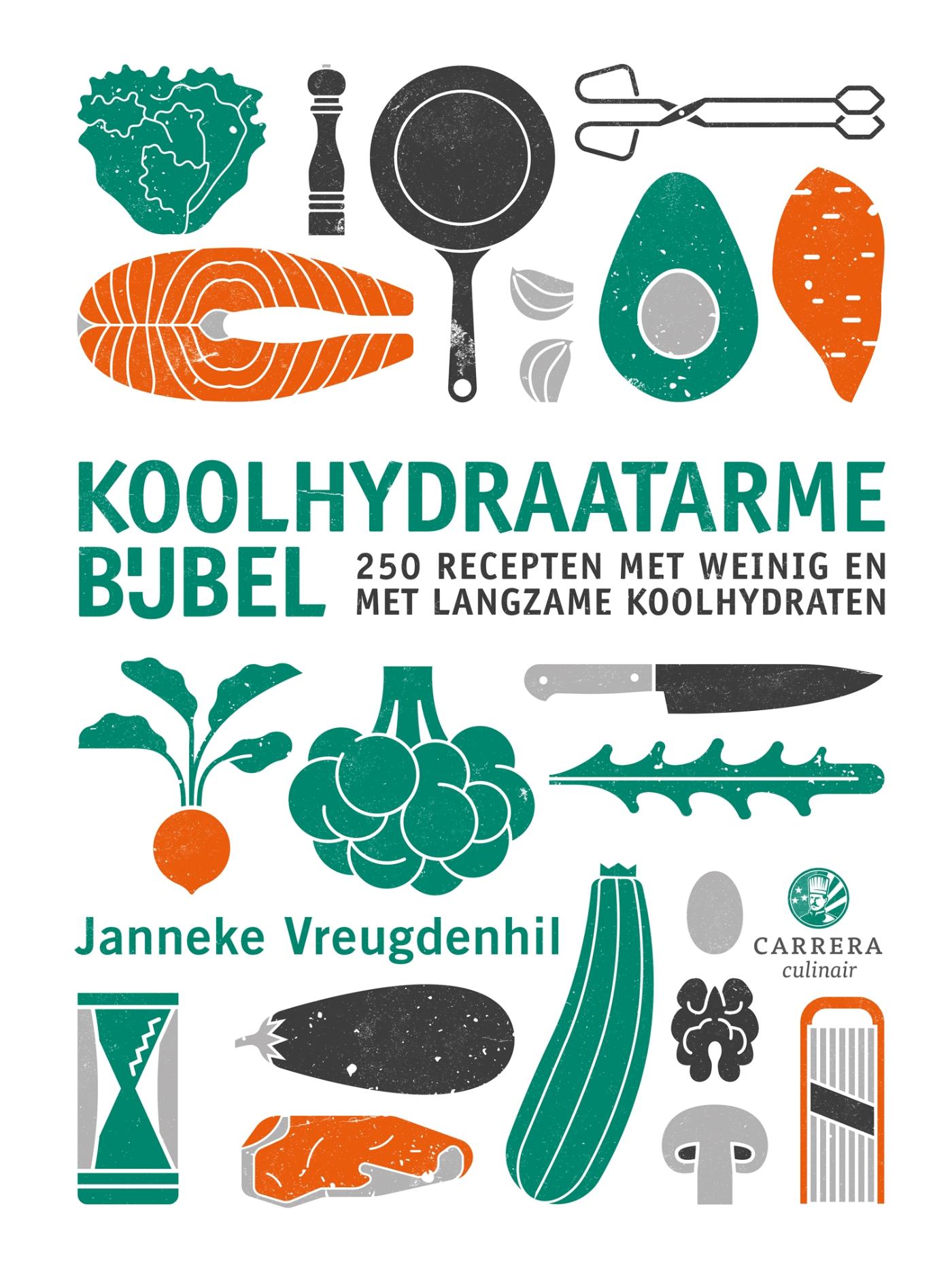Cover van Koolhydraatarme bijbel : 250 recepten met weinig en met langzame koolhydraten