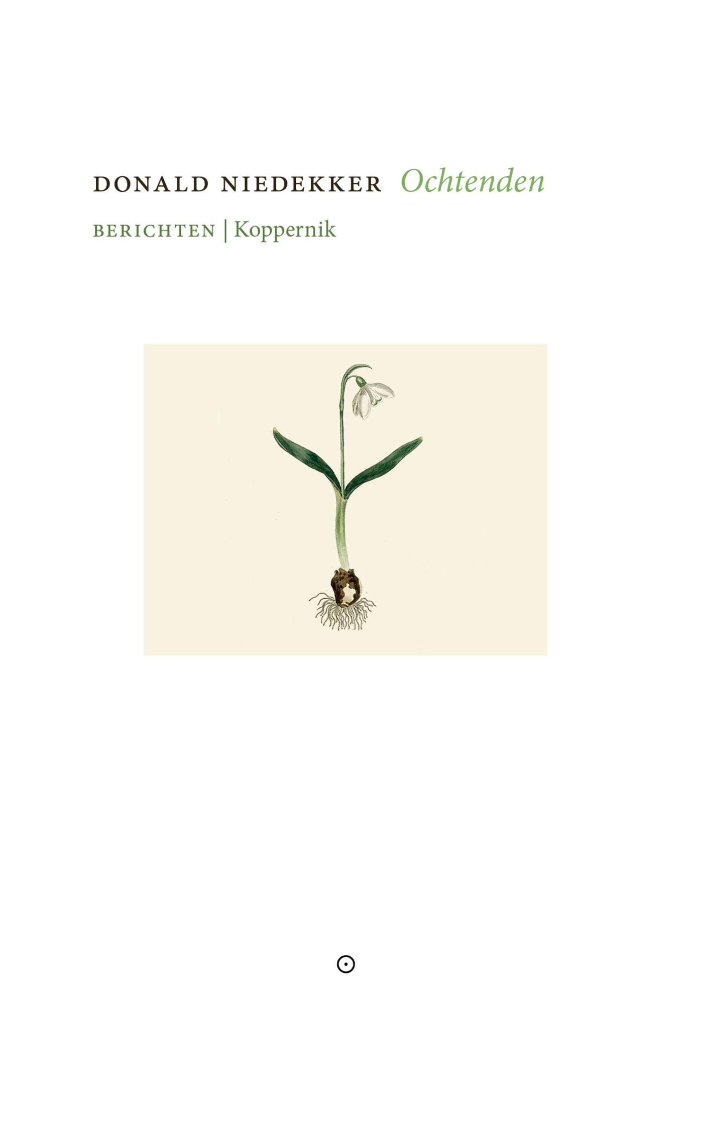 Cover van Ochtenden : berichten