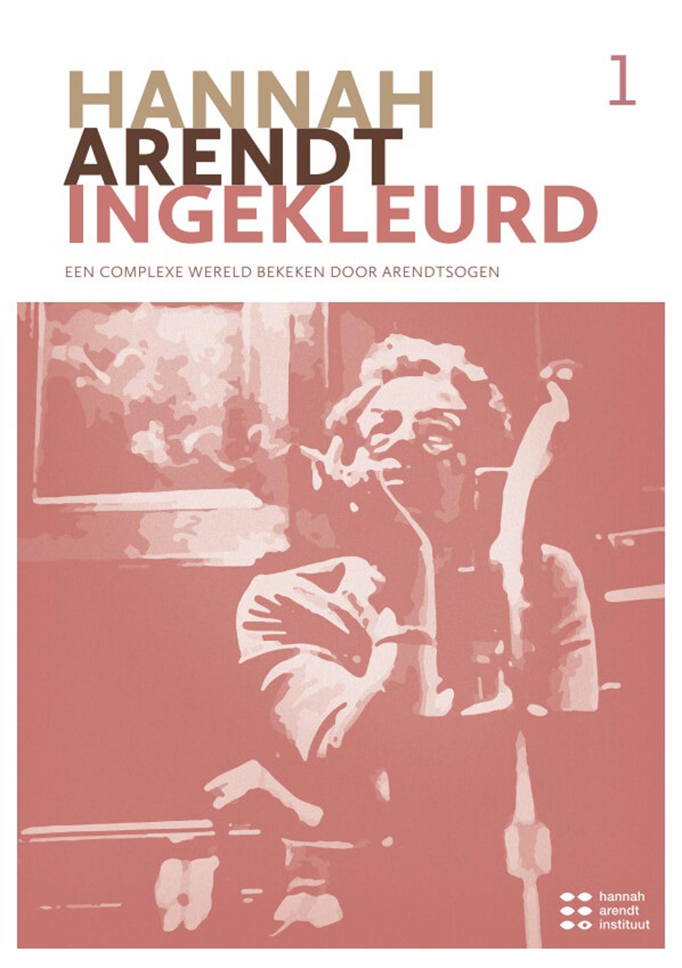 Cover van Hannah Arendt ingekleurd : 1ste lezingenreeks 2021