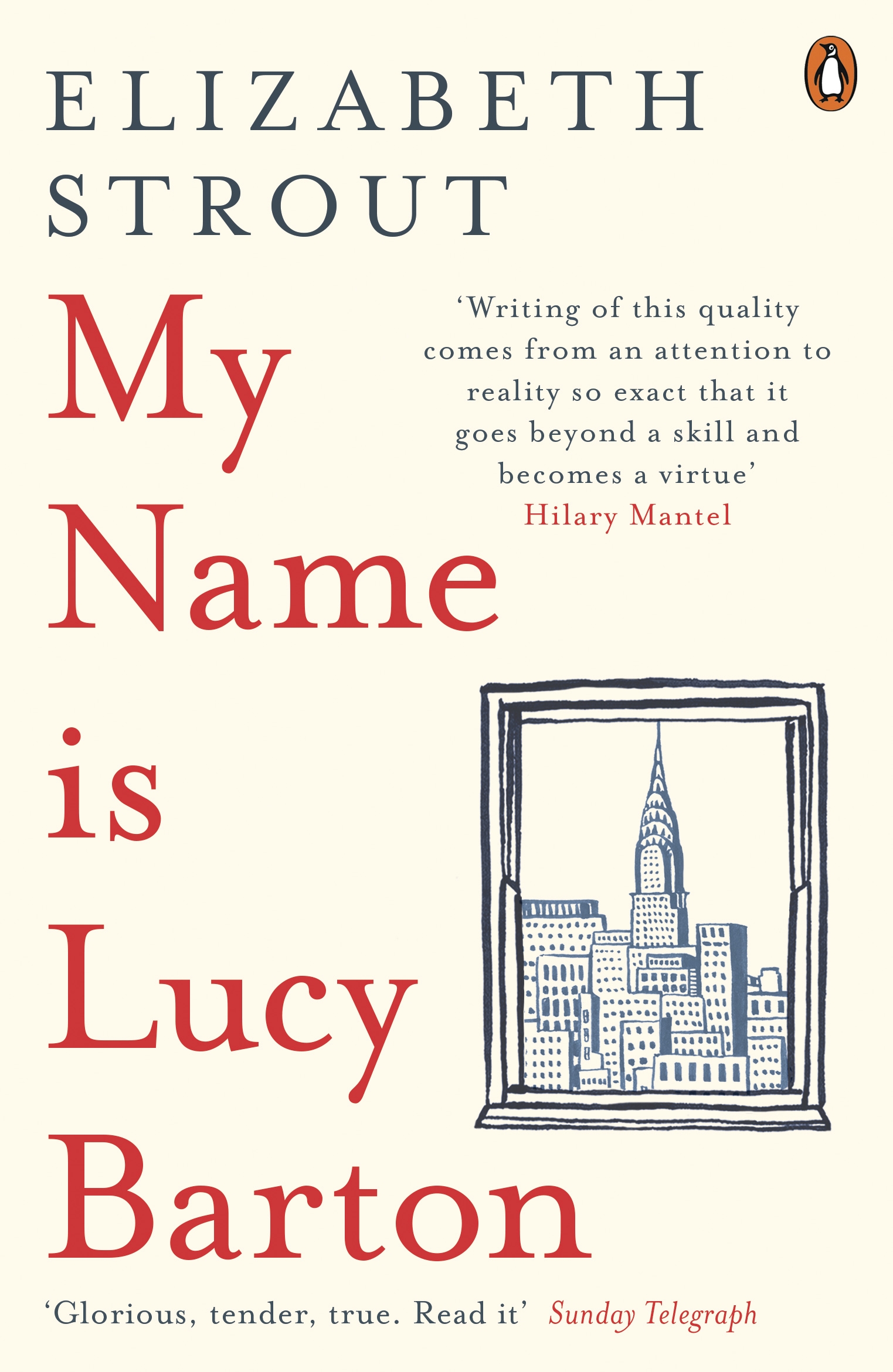 Cover van My name is Lucy Barton : a novel