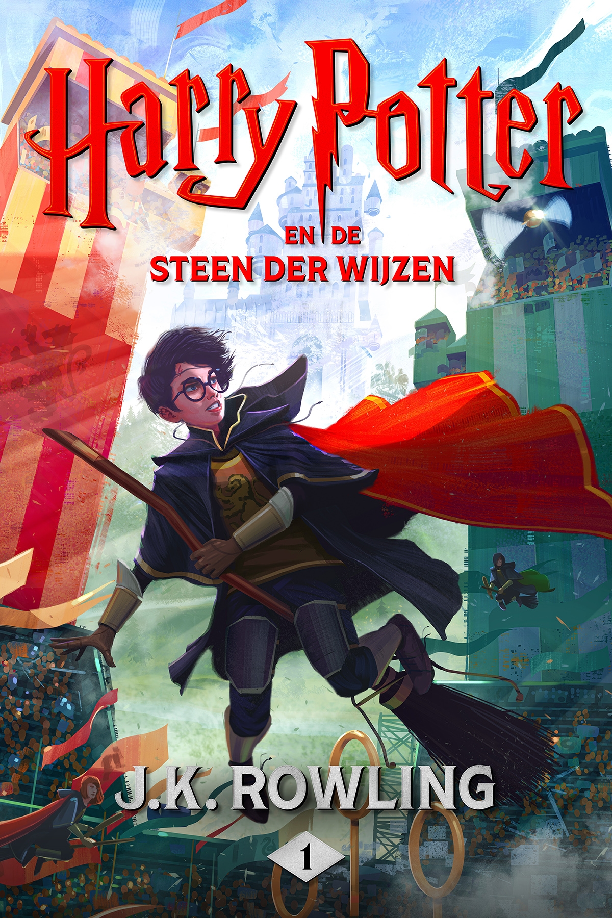 Cover van Harry Potter en de steen der wijzen