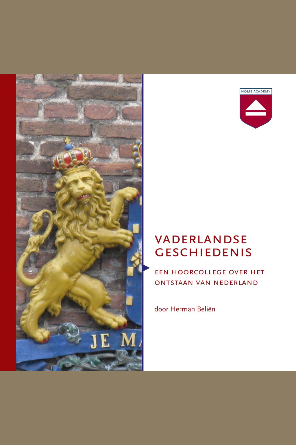 Cover van Vaderlandse geschiedenis : een hoorcollege over het ontstaan van Nederland