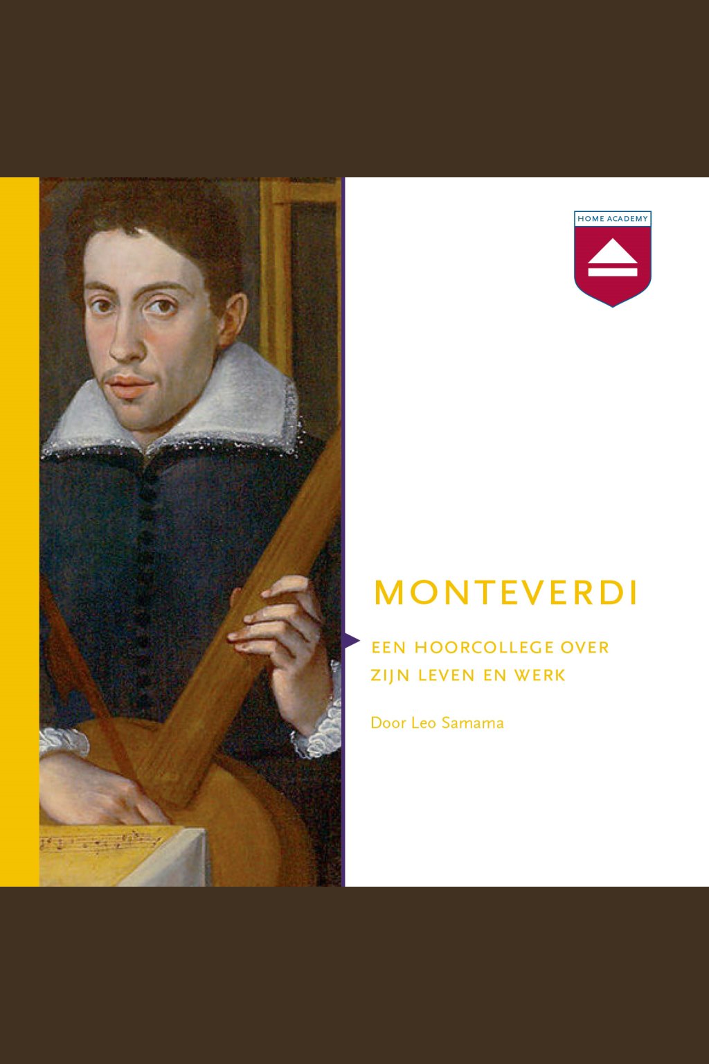 Cover van Monteverdi : een hoorcollege over zijn leven en werk