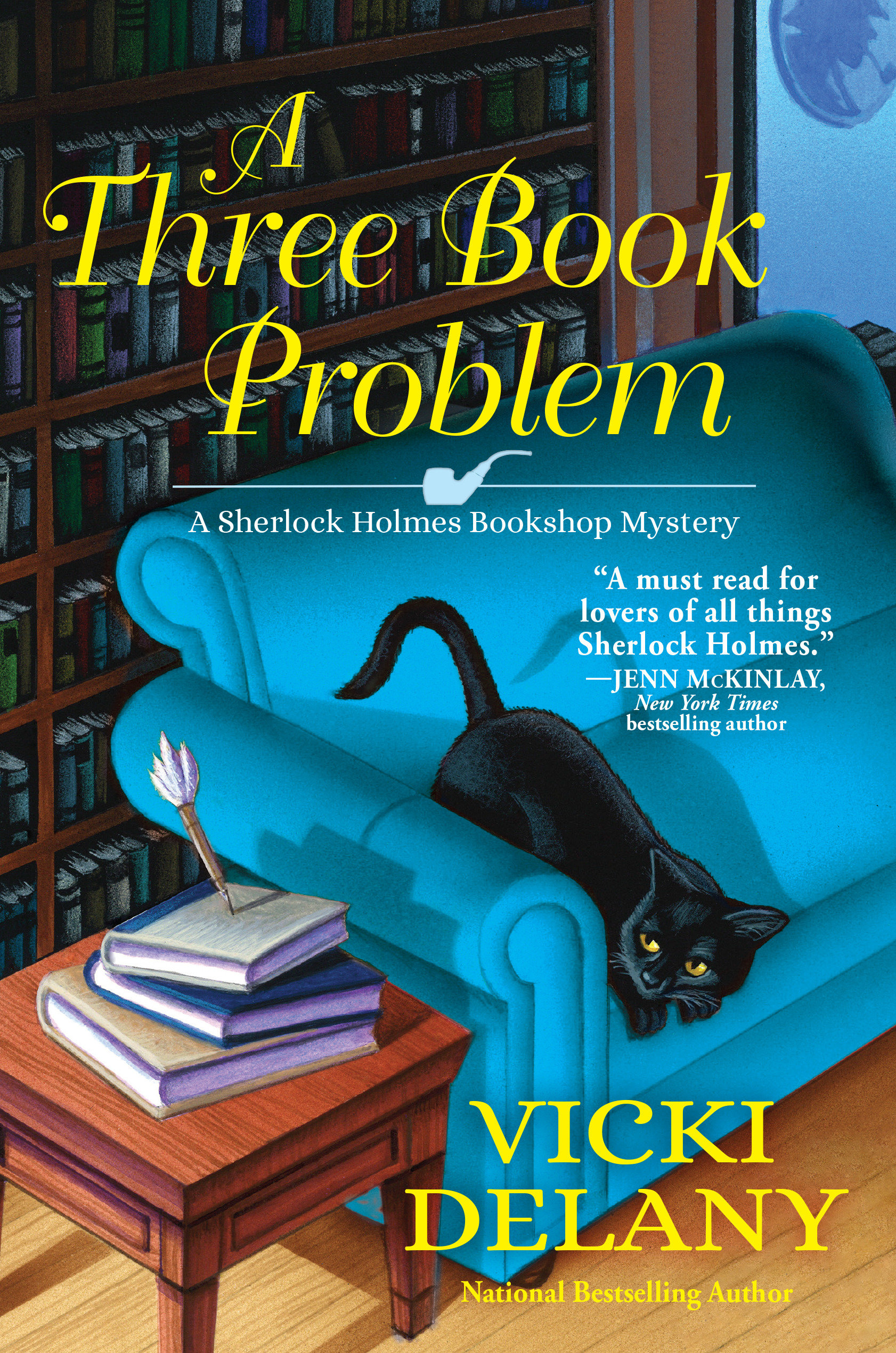 Image de couverture de A Three Book Problem [electronic resource] : A Sherlock Holmes Bookshop Mystery