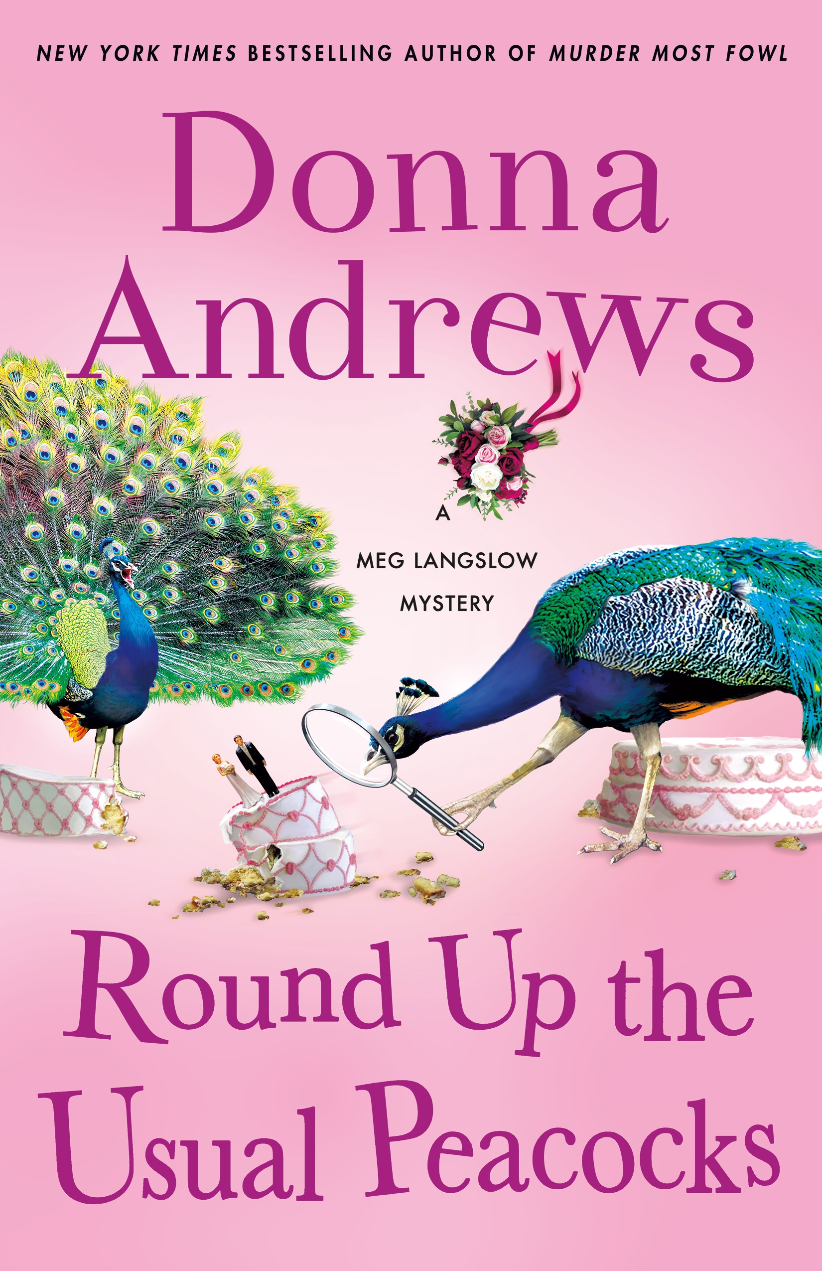 Imagen de portada para Round Up the Usual Peacocks [electronic resource] : A Meg Langslow Mystery