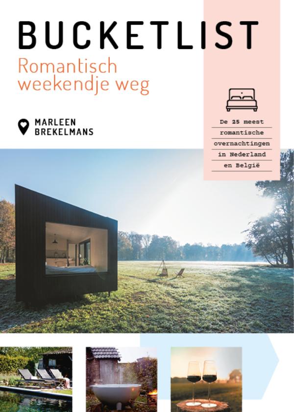 Bucketlist romantisch weekendje weg : de 25 meest romantische overnachtingen in Nederland en België