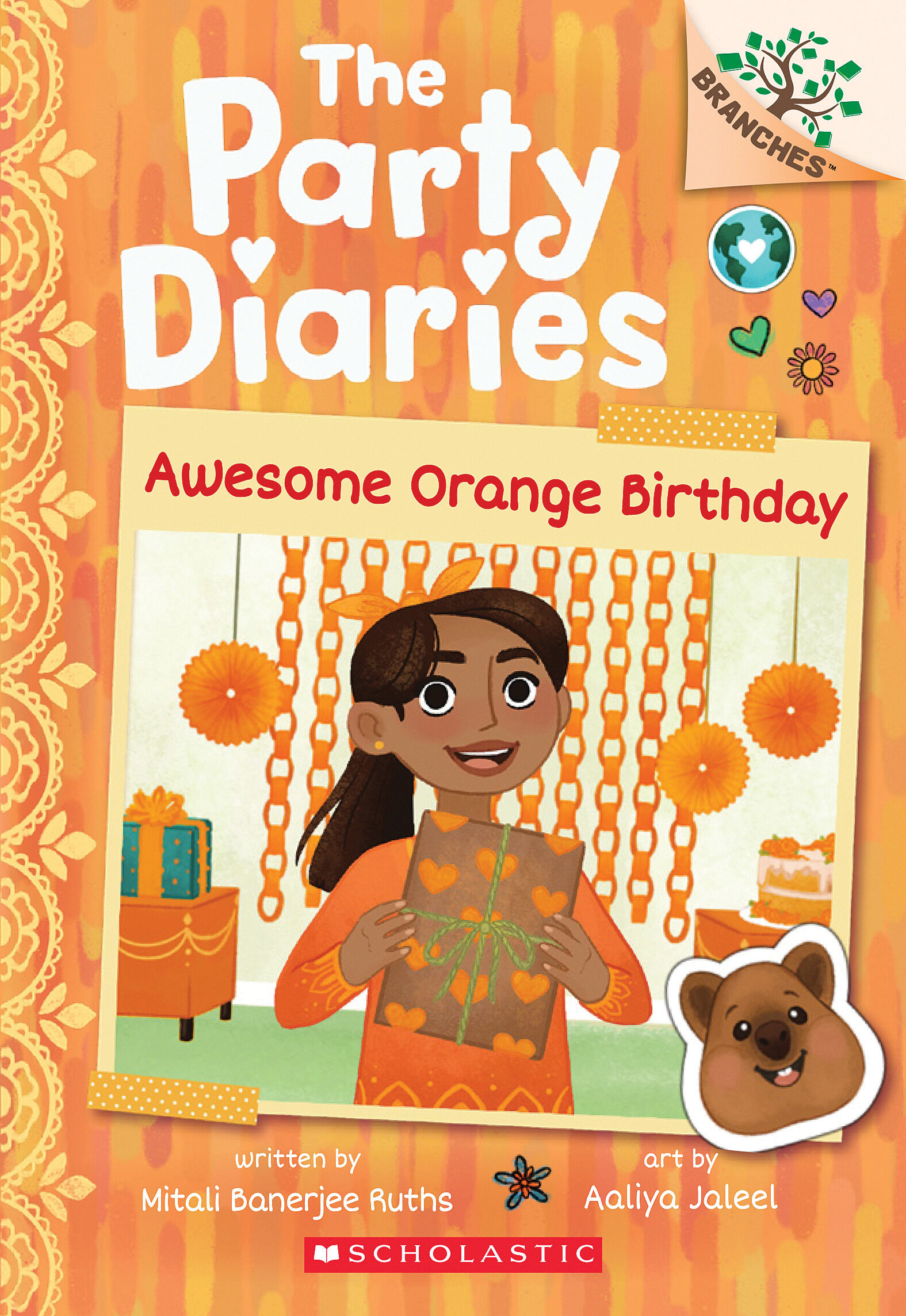 Umschlagbild für Awesome Orange Birthday: A Branches Book (The Party Diaries #1) [electronic resource] :