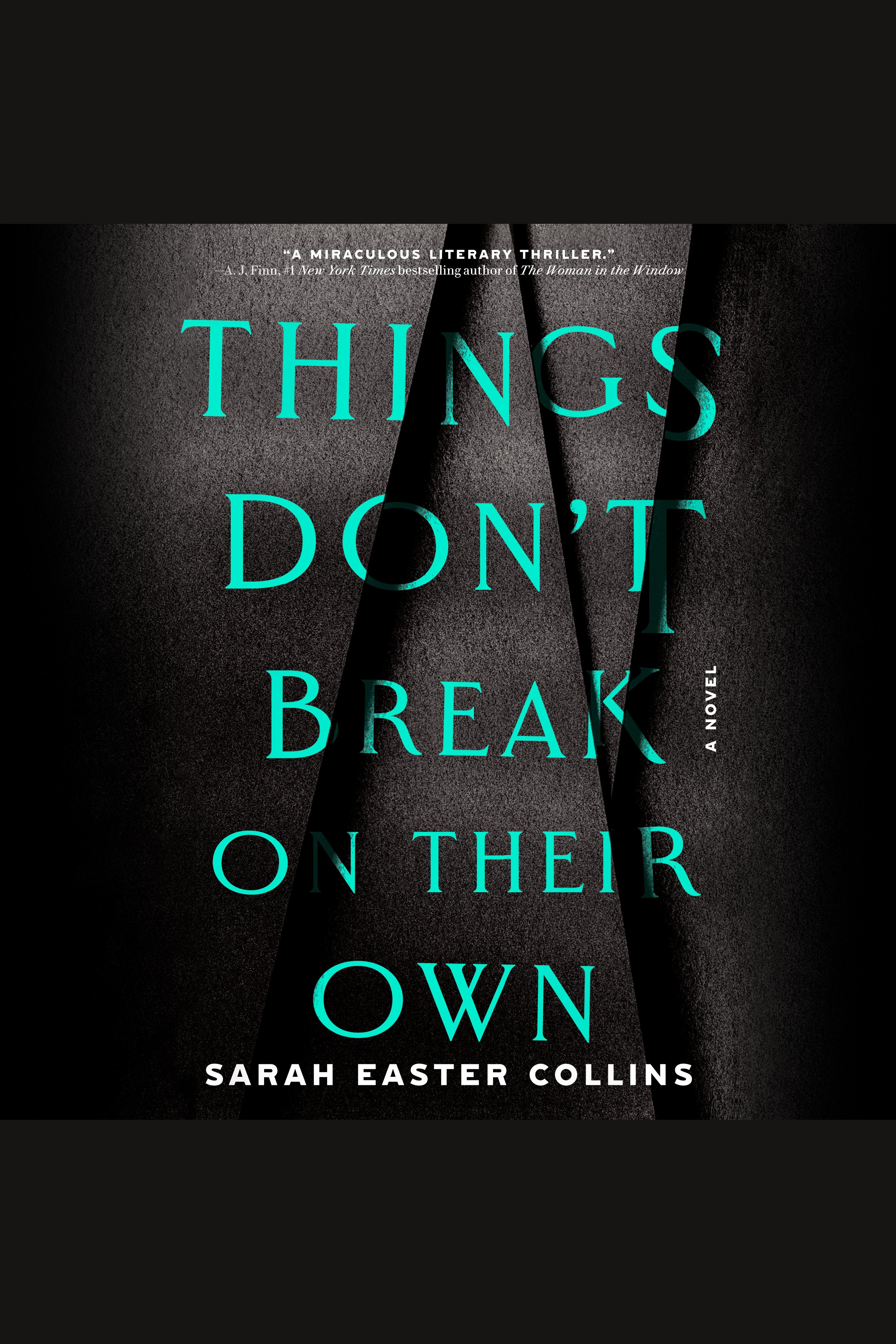 Cover image for Things Don't Break on Their Own [electronic resource] : A Novel