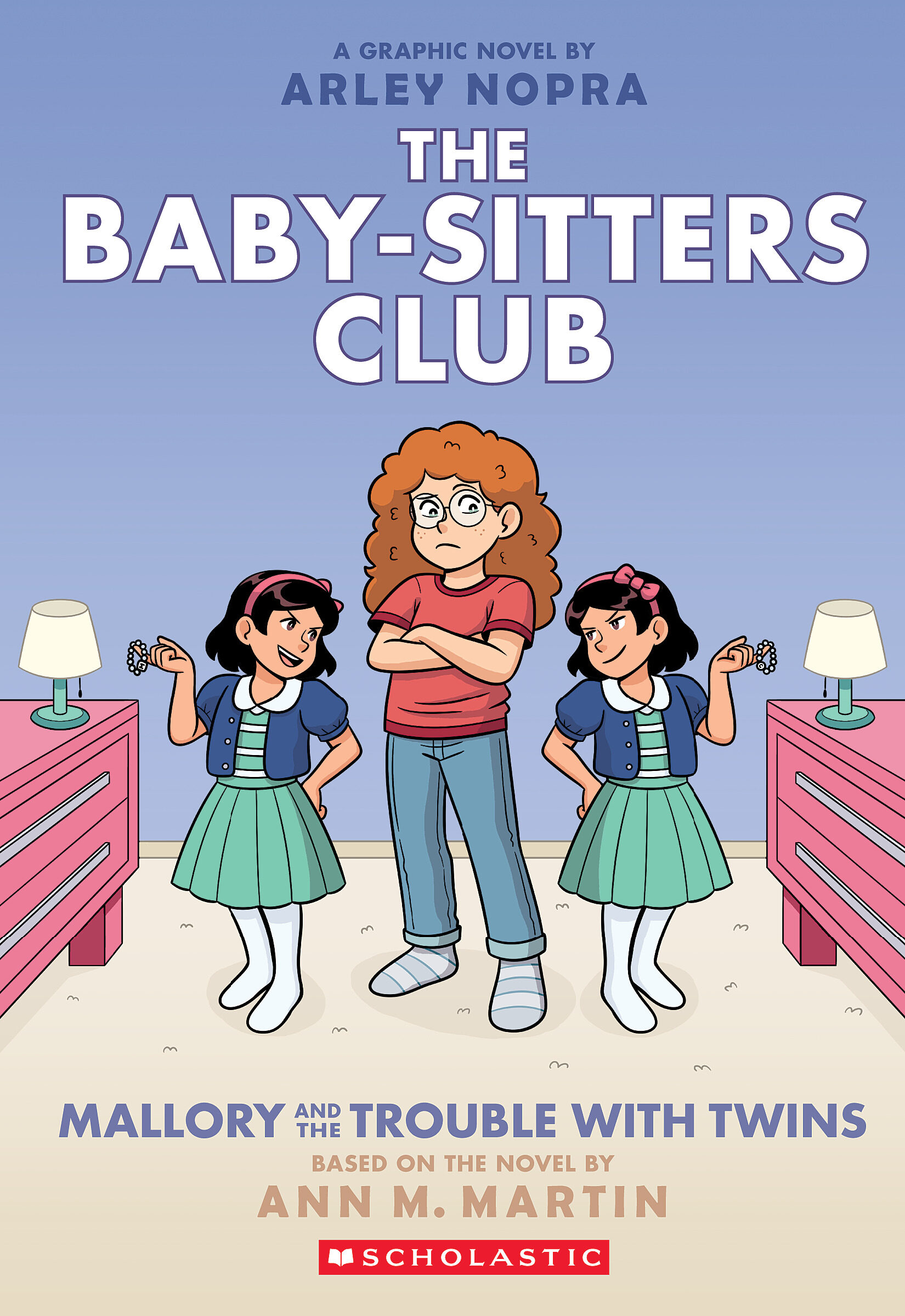 Mallory and the Trouble With Twins: A Graphic Novel (The Baby-sitters Club #17)