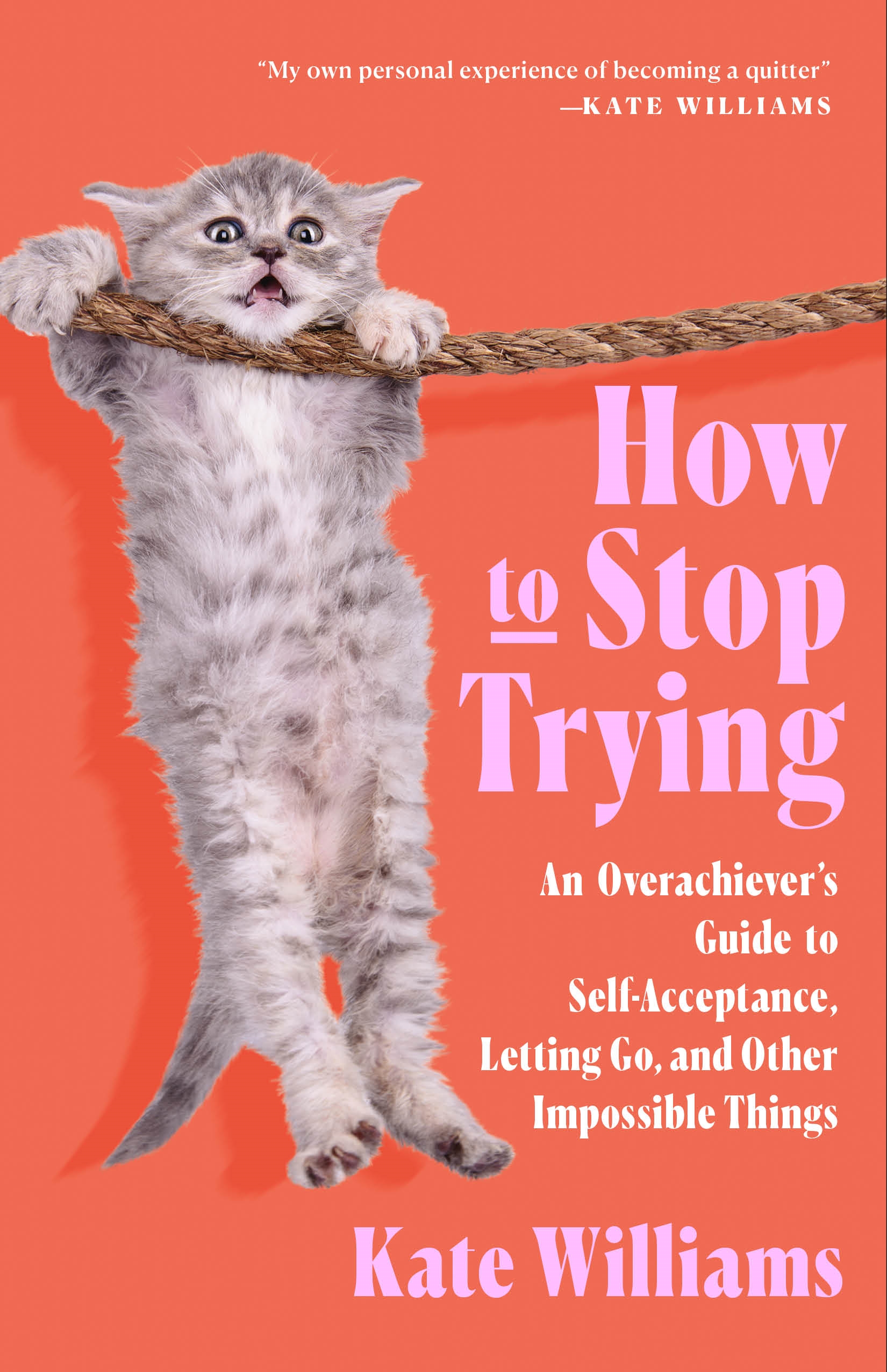 Cover image for How to Stop Trying [electronic resource] : An Overachiever’s Guide to Self-Acceptance, Letting Go, and Other Impossible Things