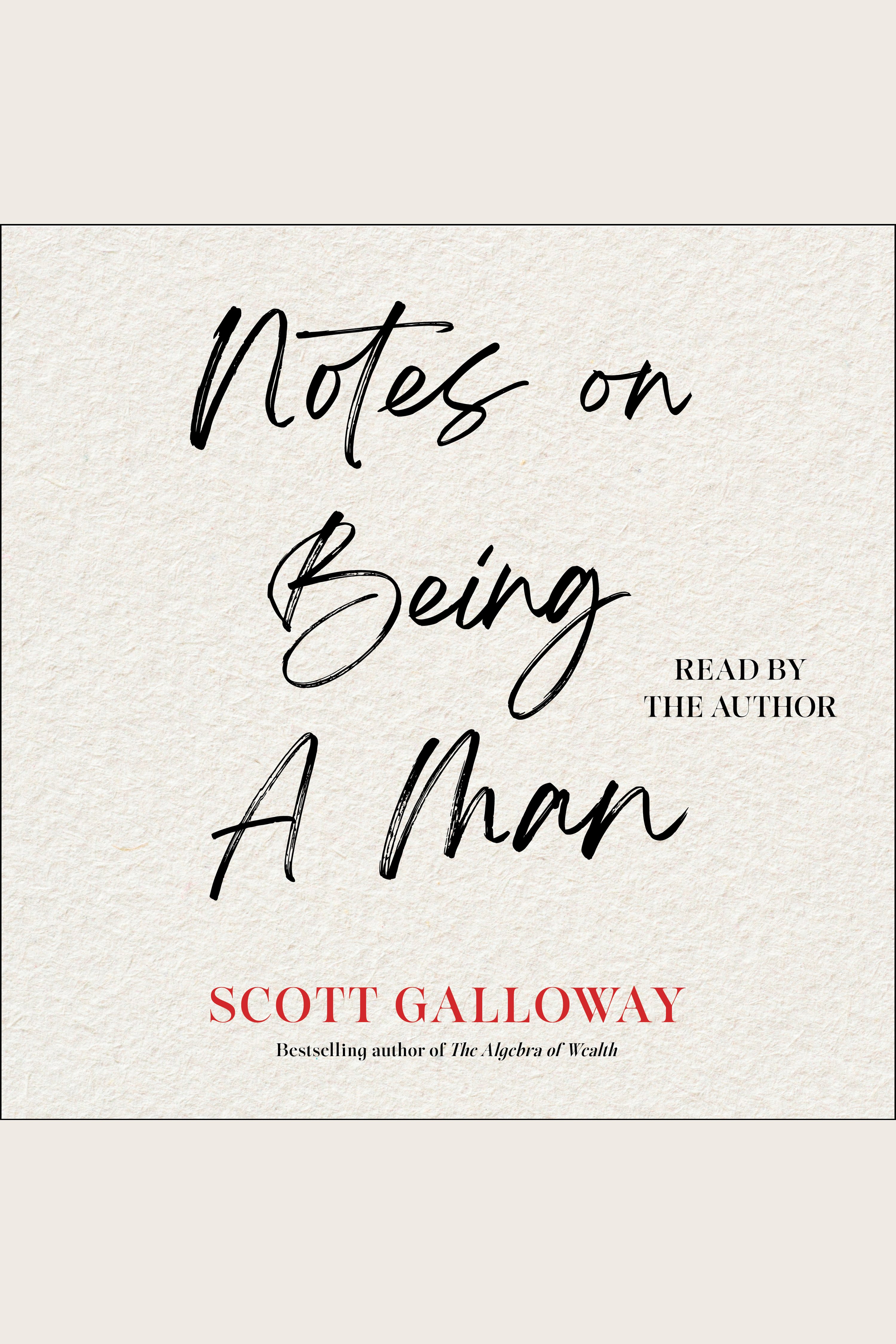 Notes on Being a Man cover image