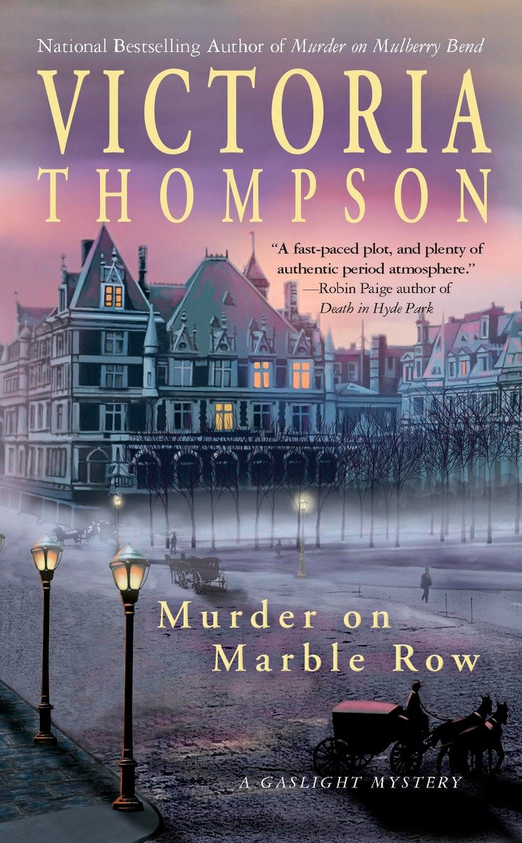 Cover image for Murder on Marble Row [electronic resource] : A Gaslight Mystery