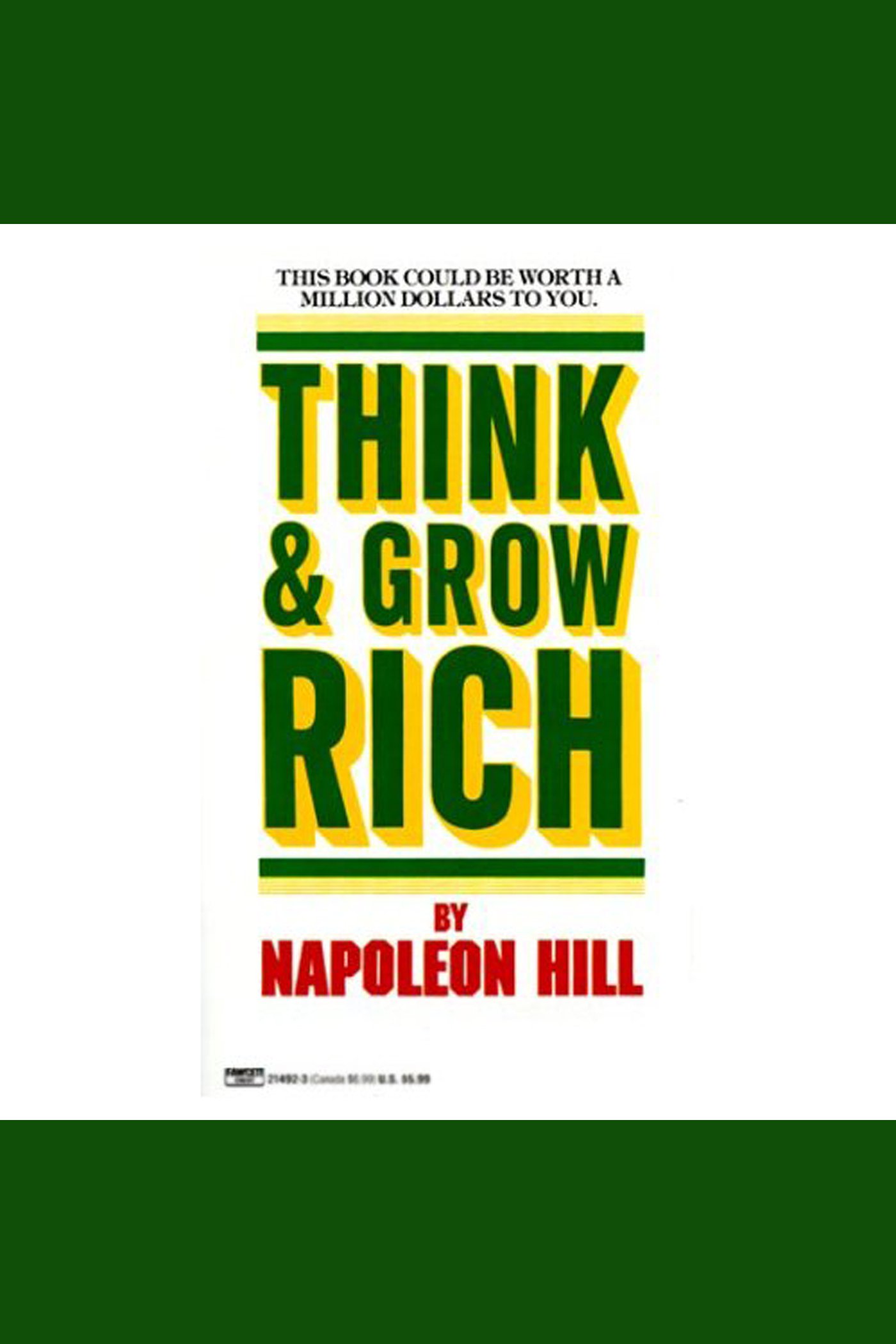 Umschlagbild für Think and Grow Rich [electronic resource] :