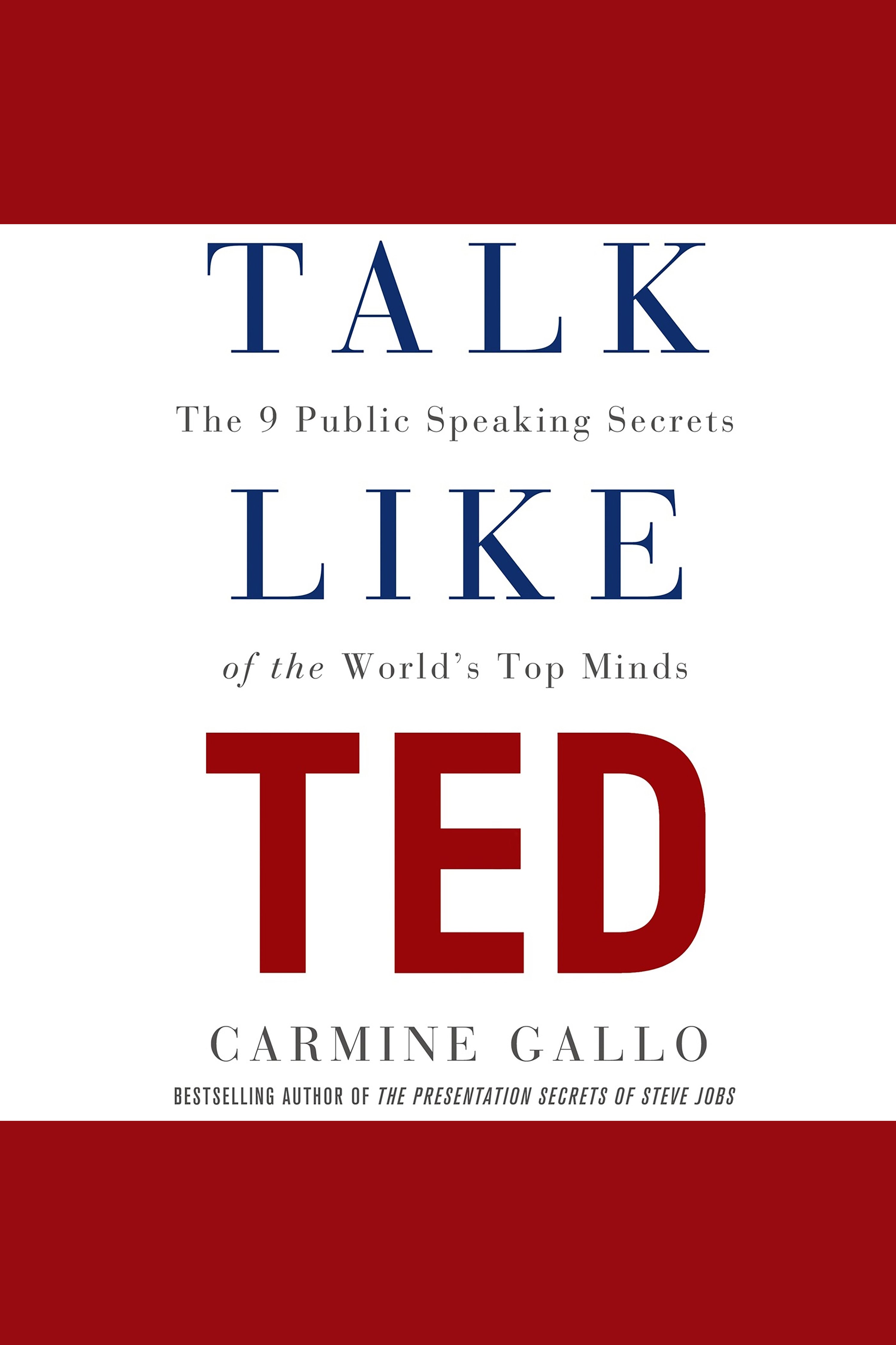 Umschlagbild für Talk Like TED [electronic resource] : The 9 Public-Speaking Secrets of the World's Top Minds