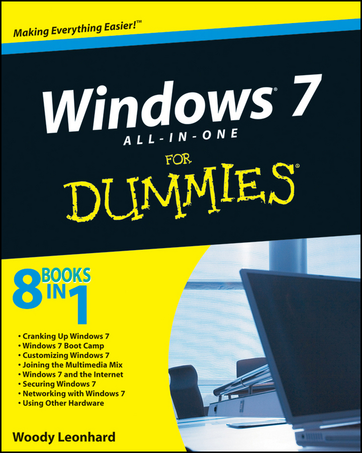 Windows 7 all-in-one for dummies cover image