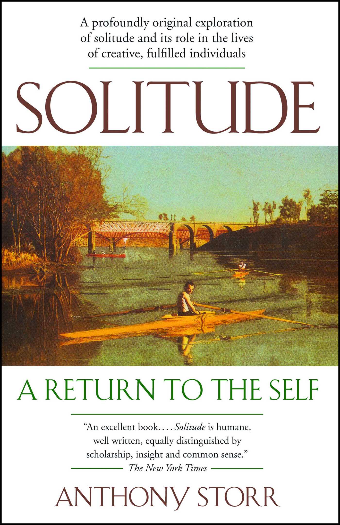 Solitude a Return to the Self cover image