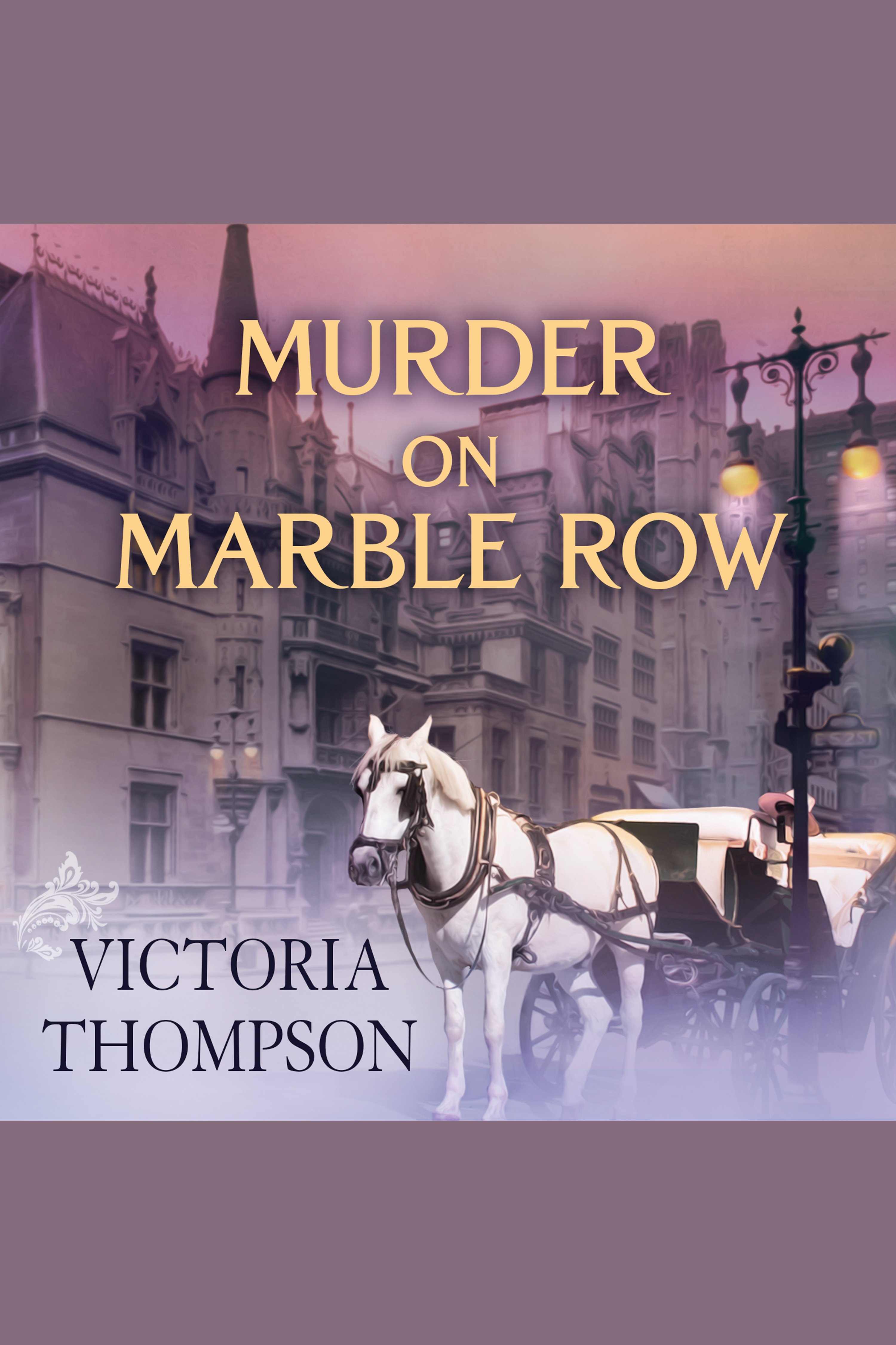 Cover image for Murder on Marble Row [electronic resource] :