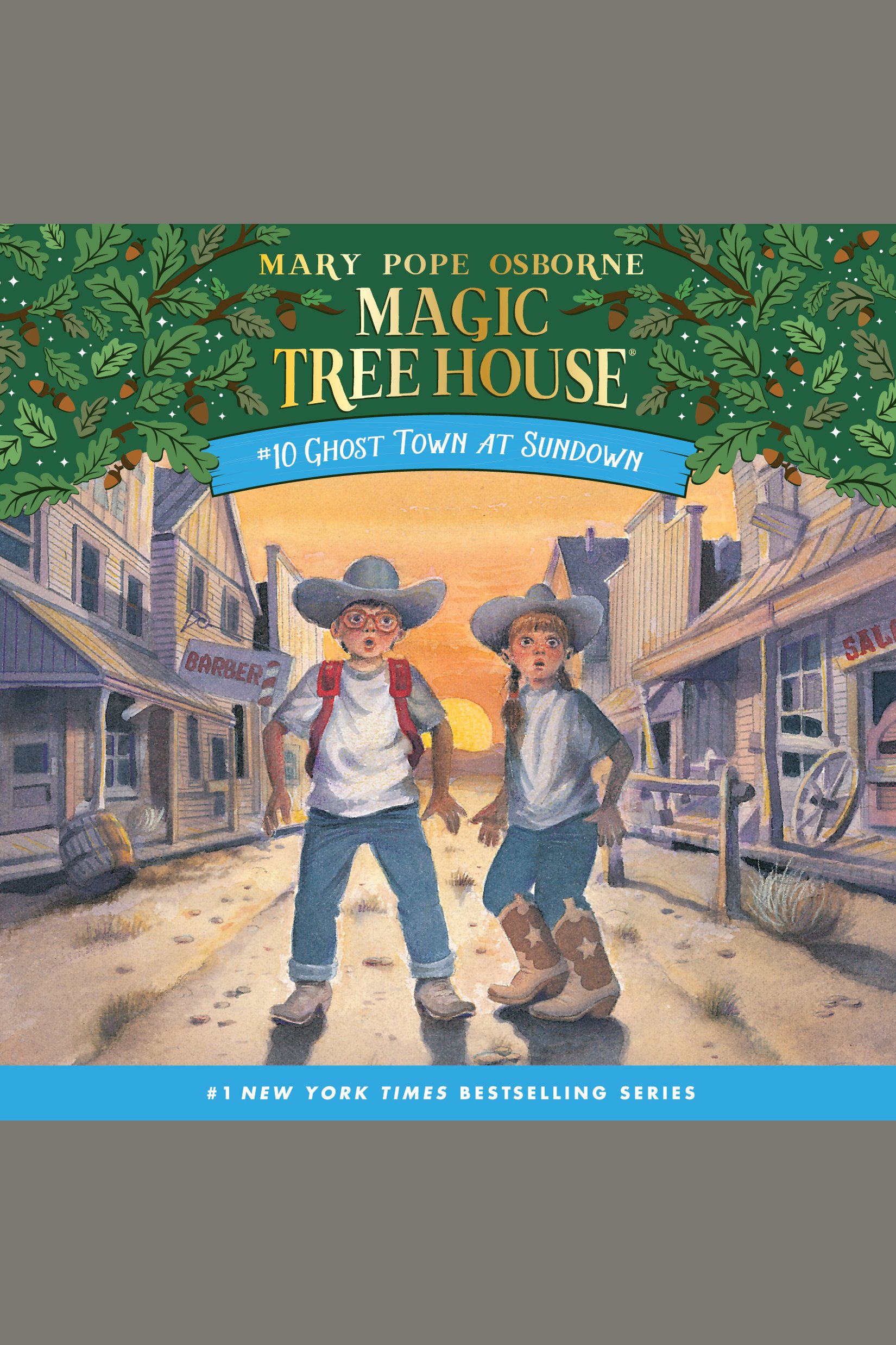 Ghost town at sundown cover image