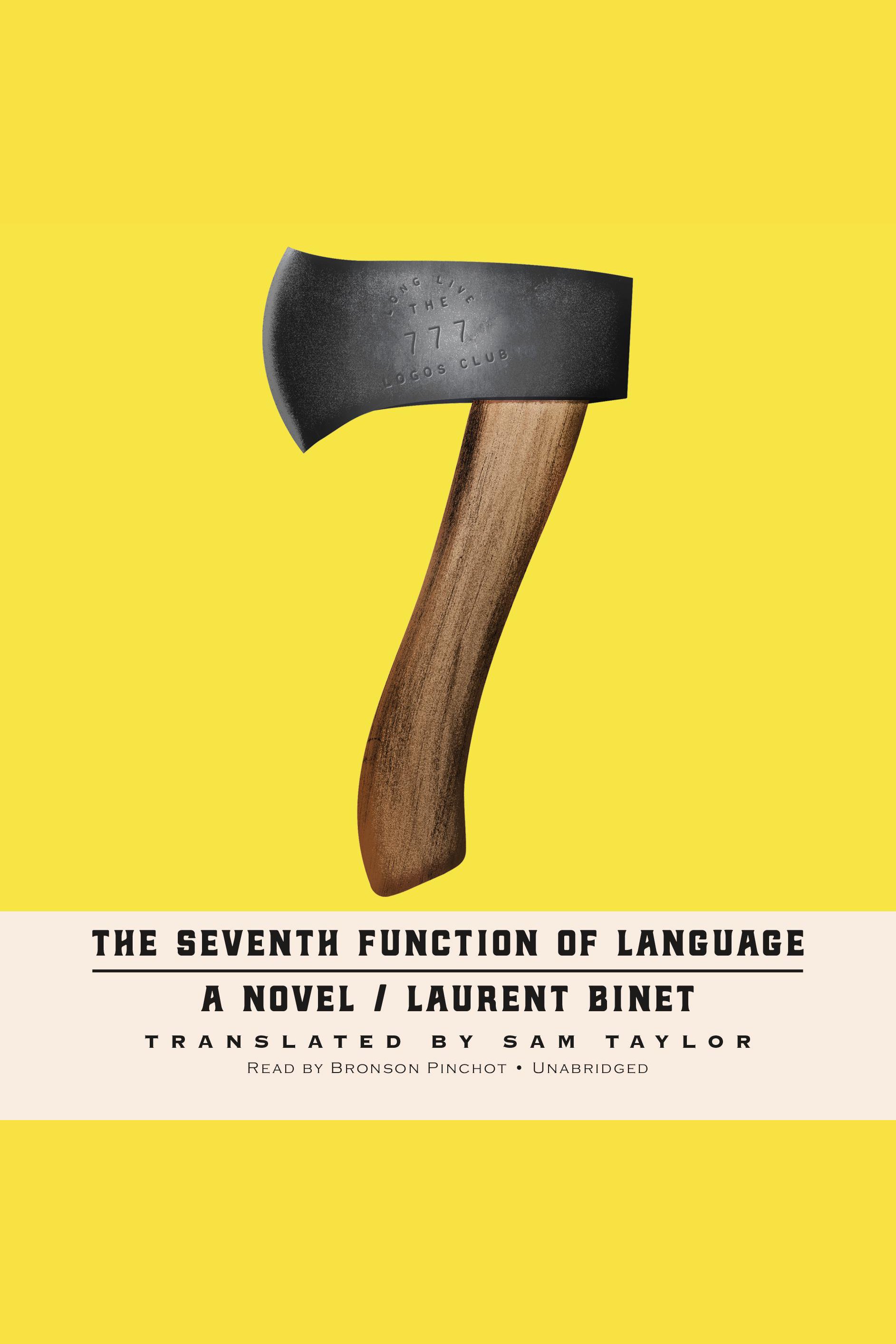 The seventh function of language cover image