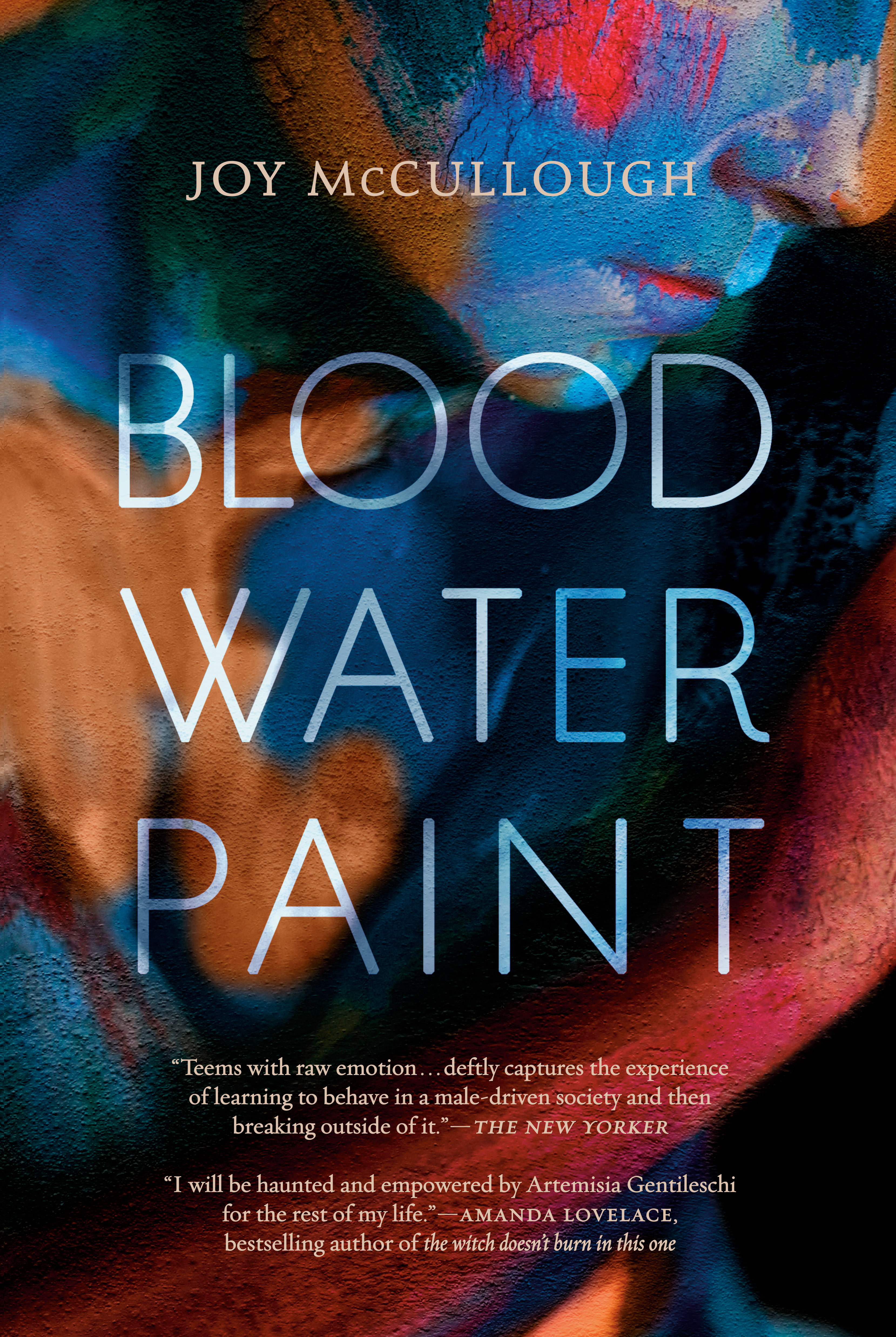 Blood water paint cover image