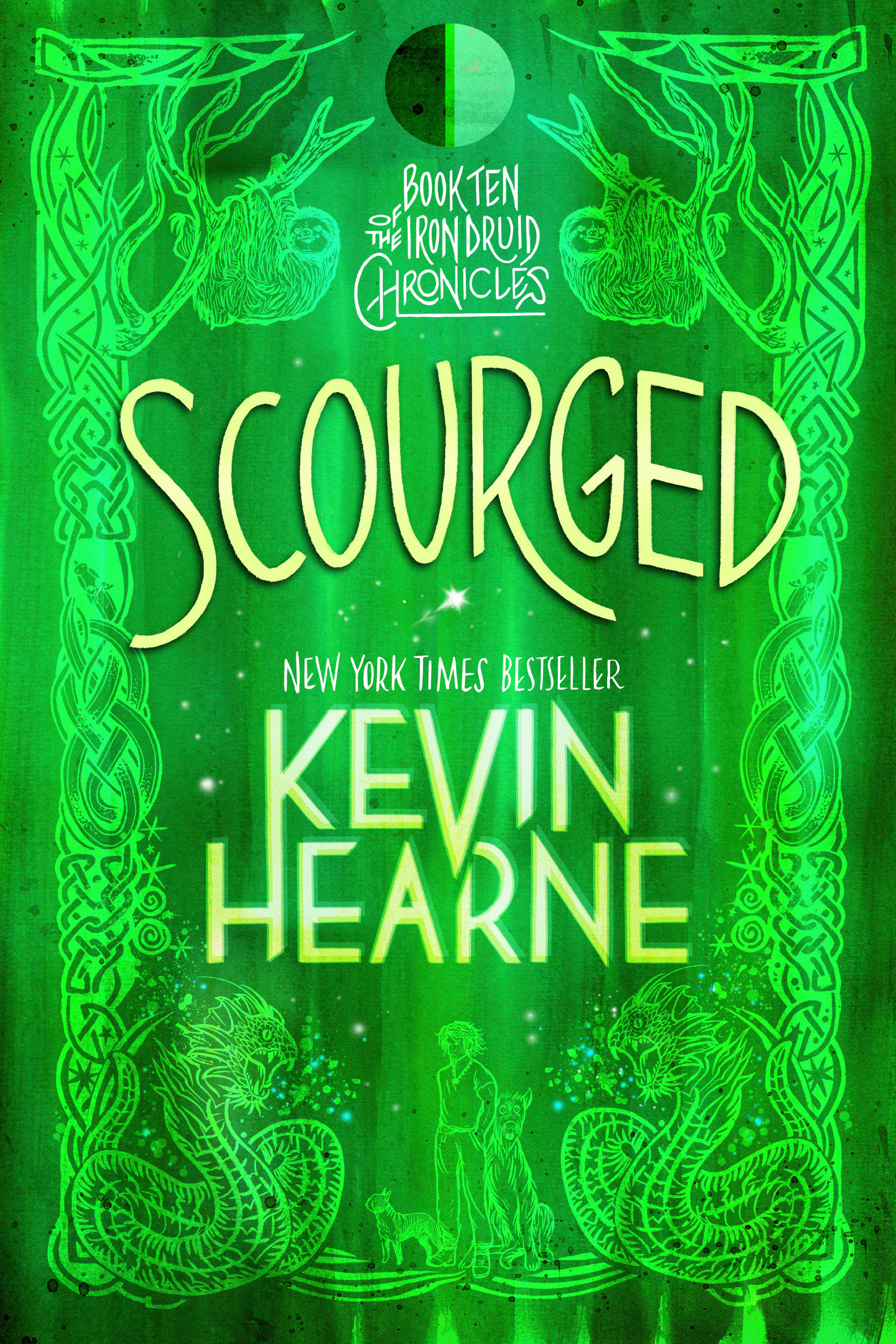 Cover image for Scourged [electronic resource] : The Iron Druid Chronicles, Book Ten