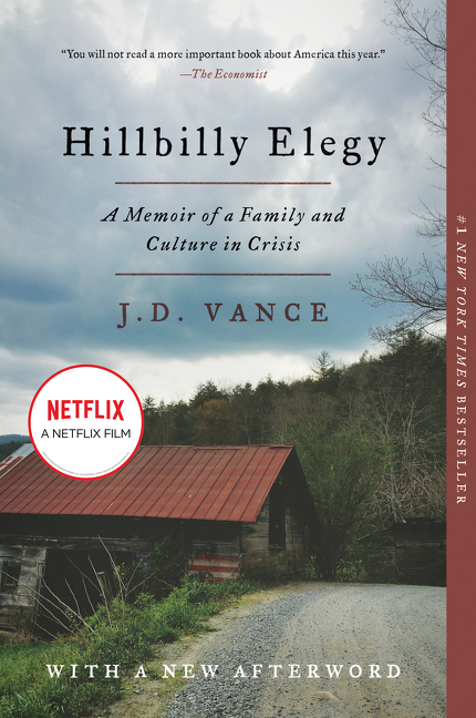 Hillbilly elegy a memoir of a family and culture in crisis cover image