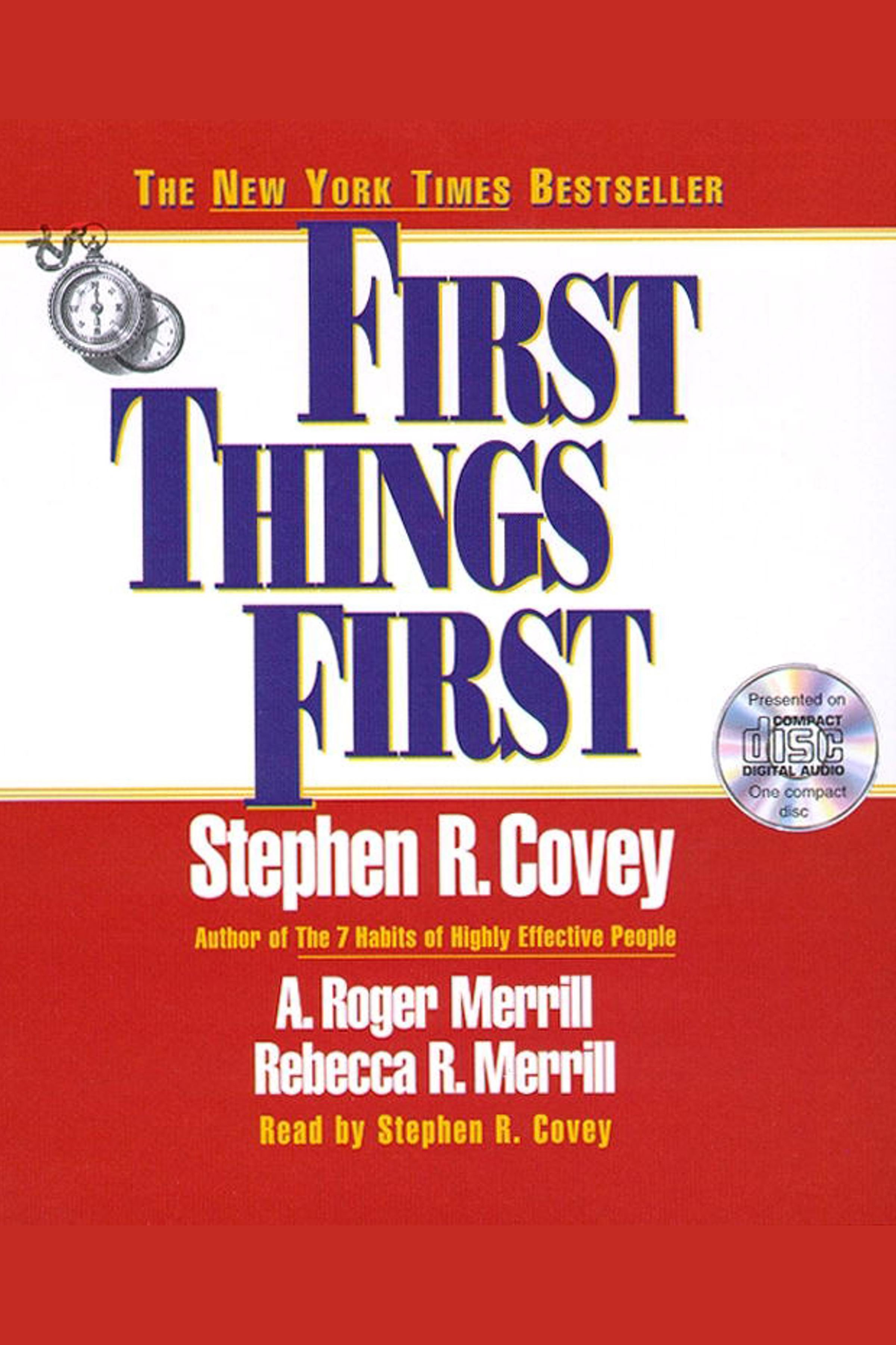First Things First cover image