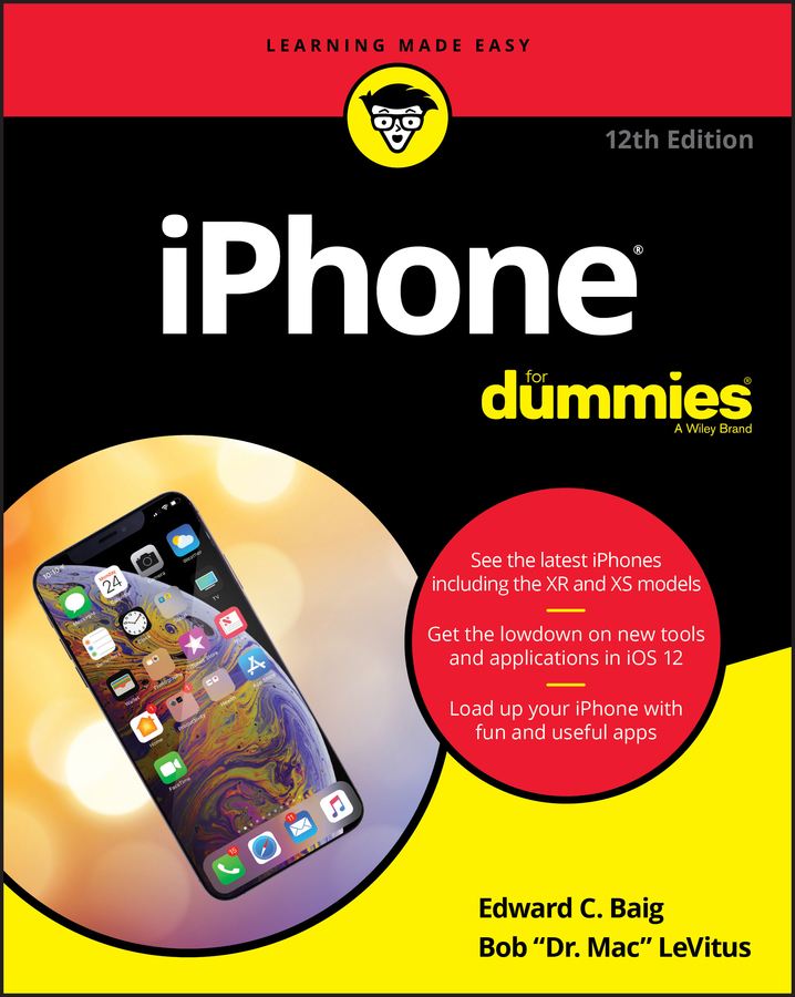iPhone for dummies cover image