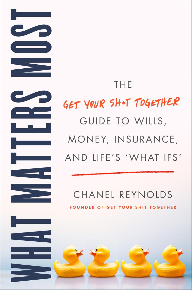 What matters most the get your shit together guide to wills, money, insurance, and life's "what-ifs" cover image
