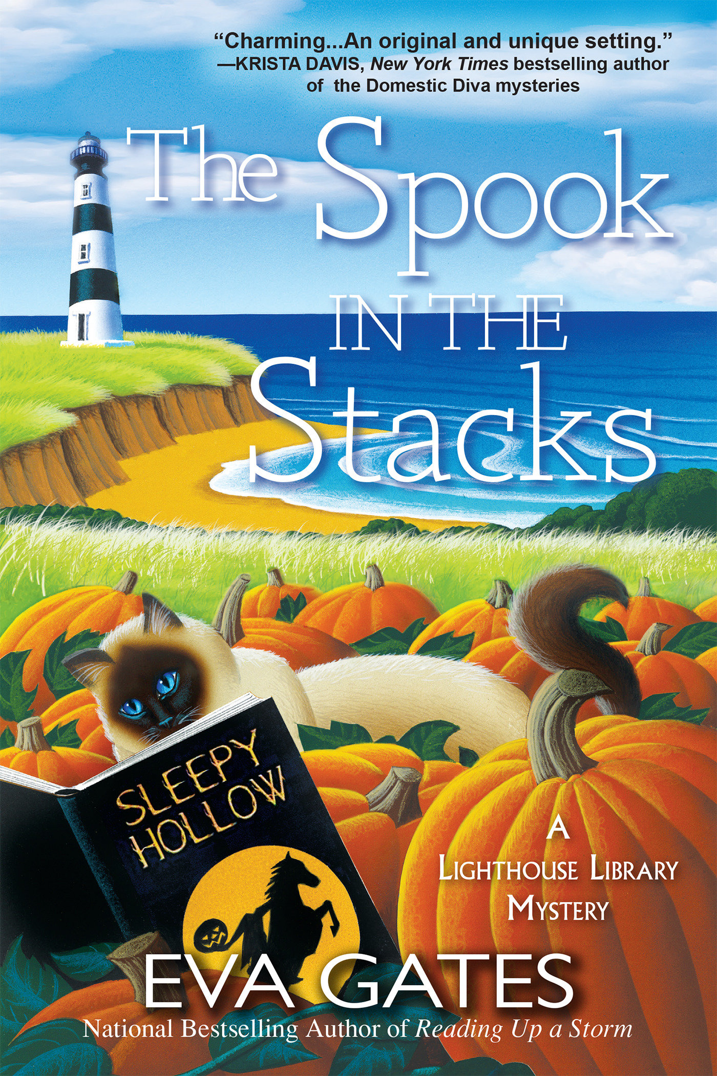 Cover image for The Spook in the Stacks [electronic resource] : A Lighthouse Library Mystery