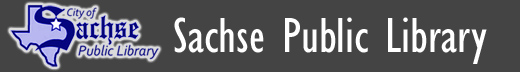 Logo of Sachse Public Library