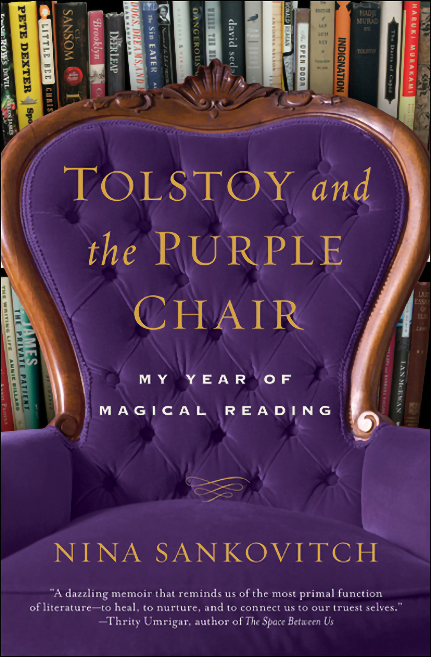 Tolstoy and the purple chair My Year of Magical Reading cover image