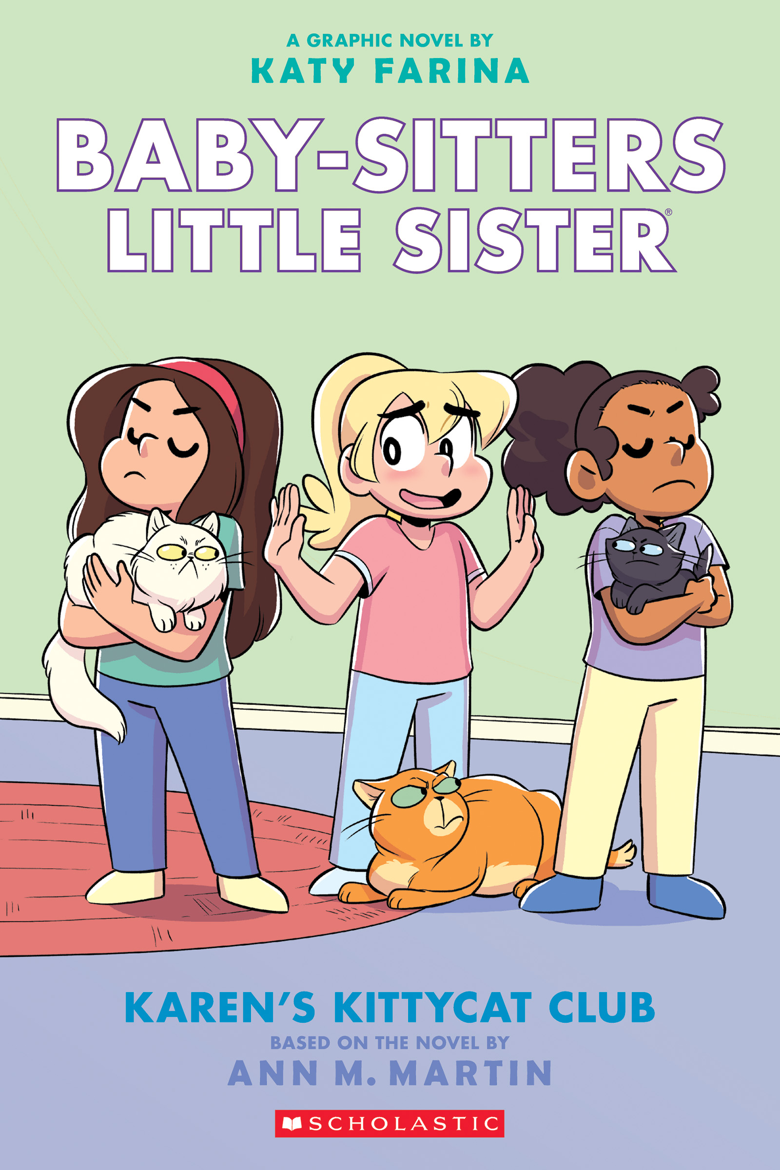 Karen's Kittycat Club (Baby-sitters Little Sister Graphic Novel #4) (Adapted edition) cover image