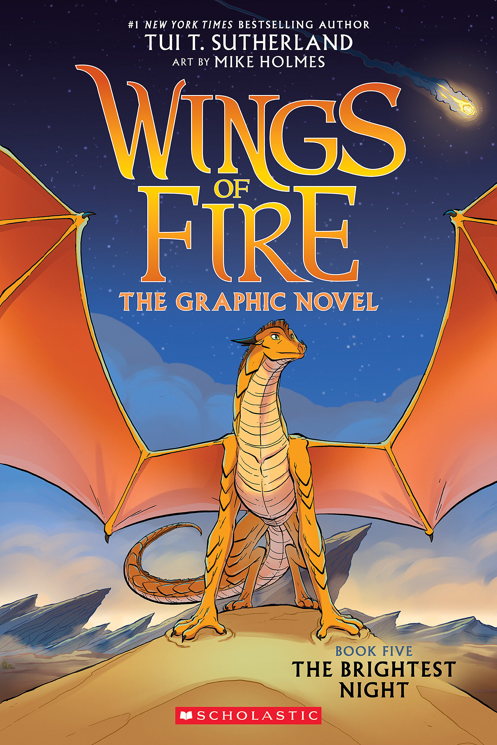 Wings of Fire: The Brightest Night: A Graphic Novel (Wings of Fire Graphic Novel #5) cover image