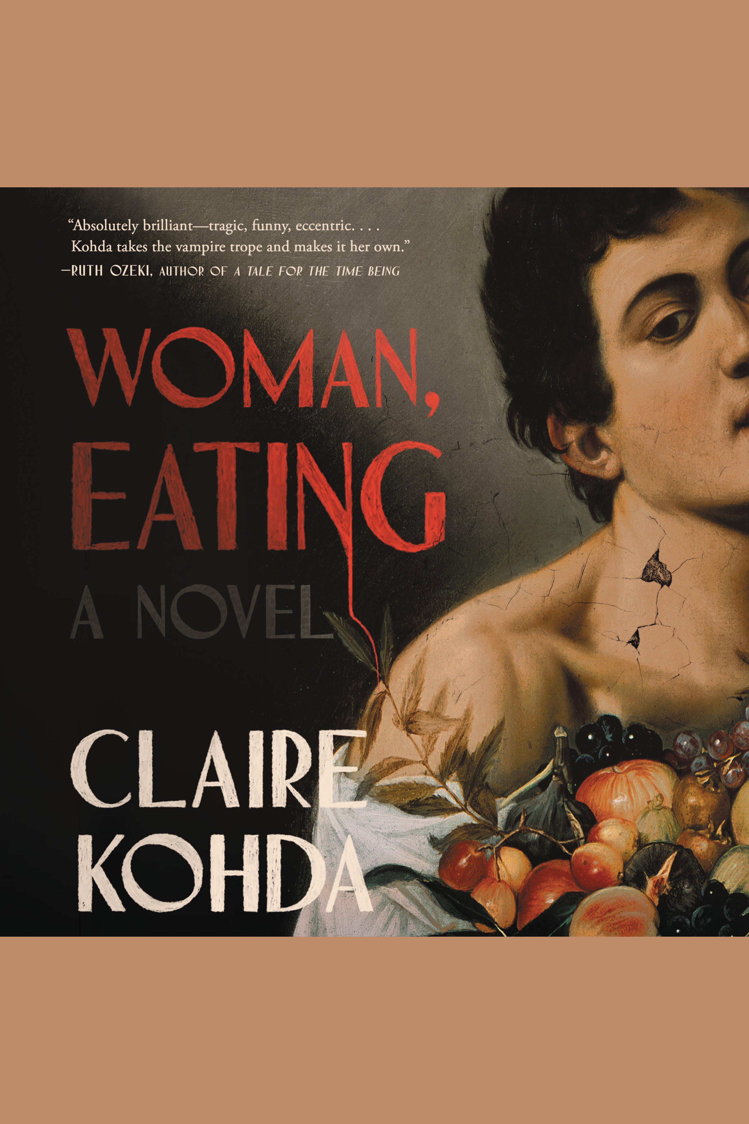 Woman, Eating A Literary Vampire Novel cover image