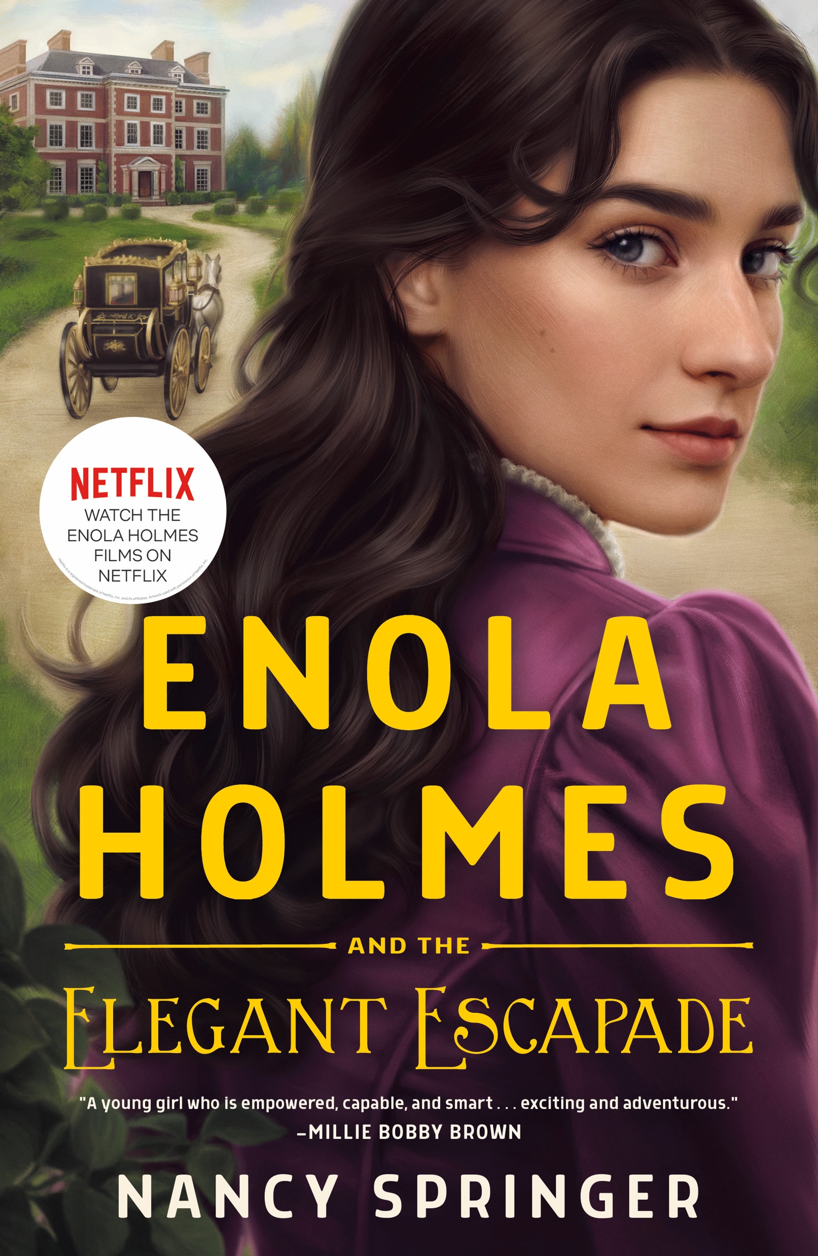 Enola Holmes and the Elegant Escapade cover image