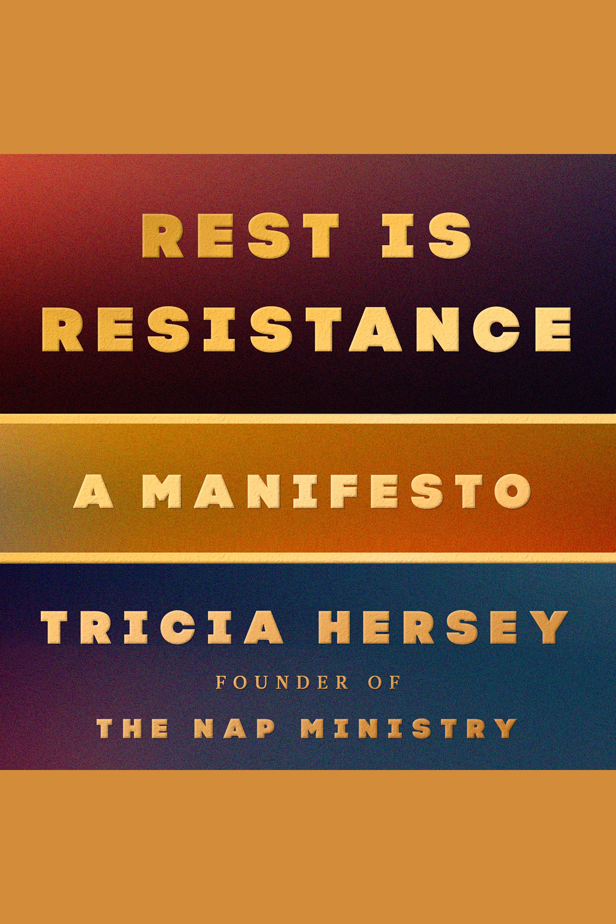 Rest Is Resistance A Manifesto cover image