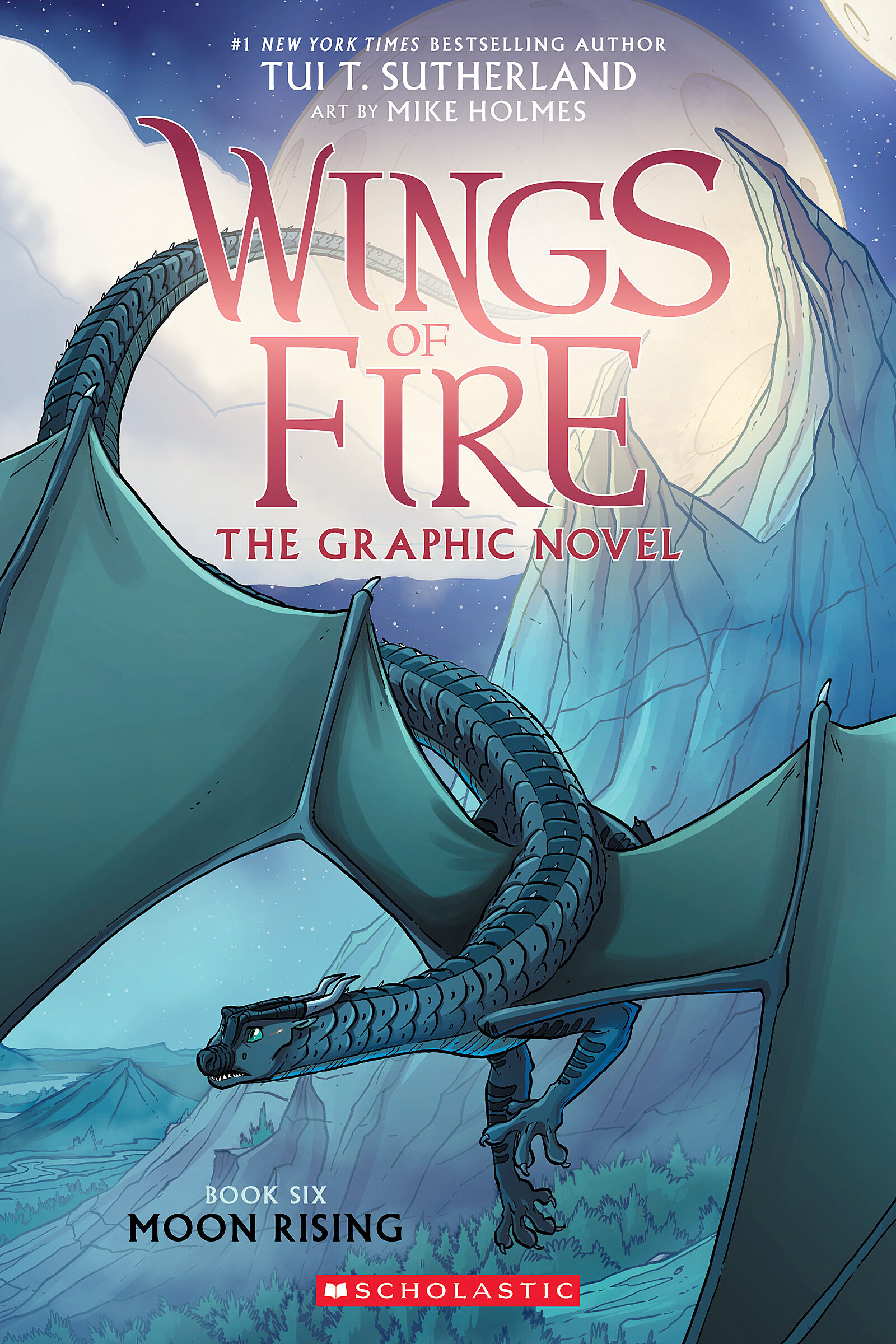 Moon Rising: A Graphic Novel (Wings of Fire Graphic Novel #6) cover image
