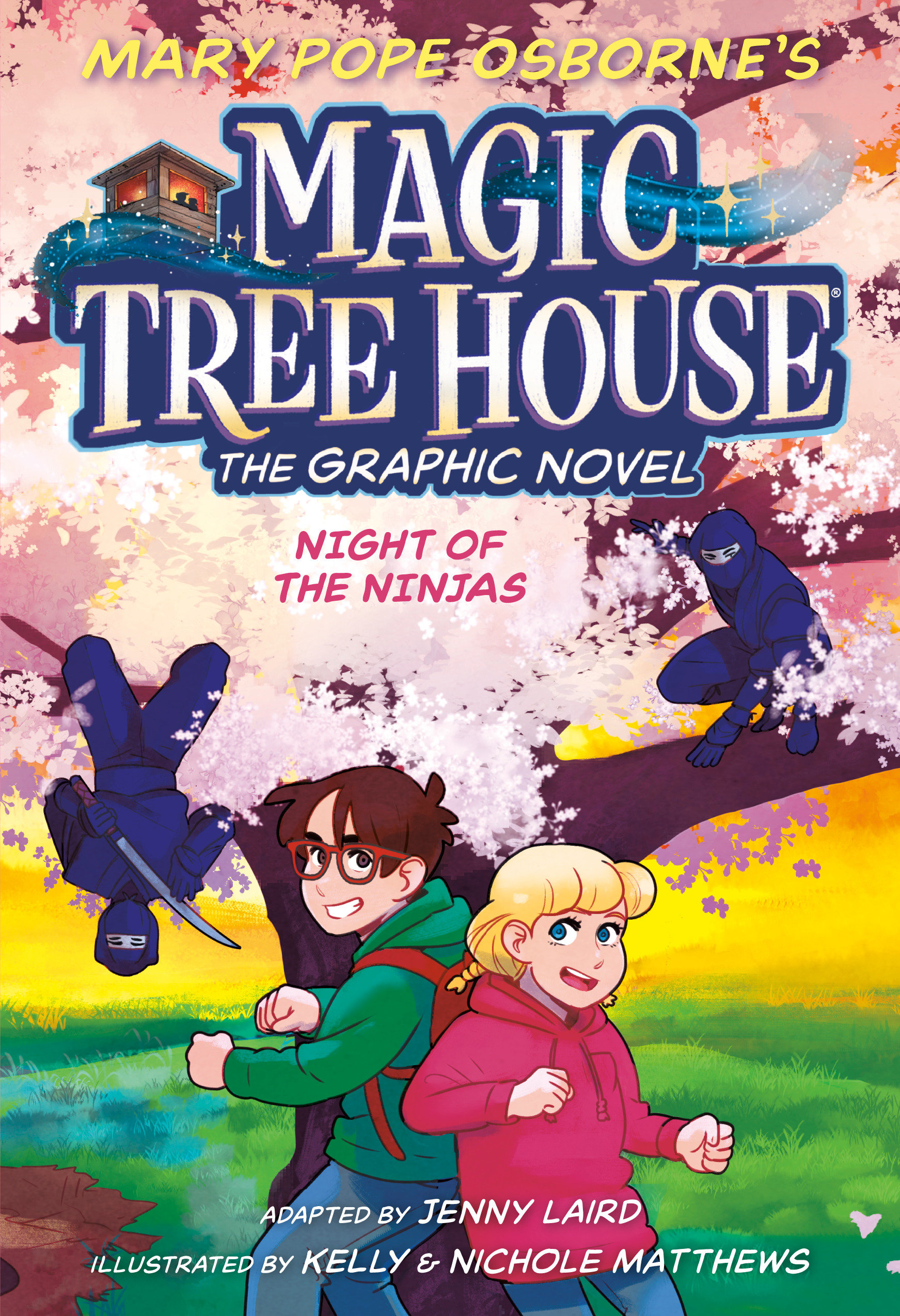 Mary Pope Osborne's Magic tree house. Night of the Ninjas the graphic novel cover image