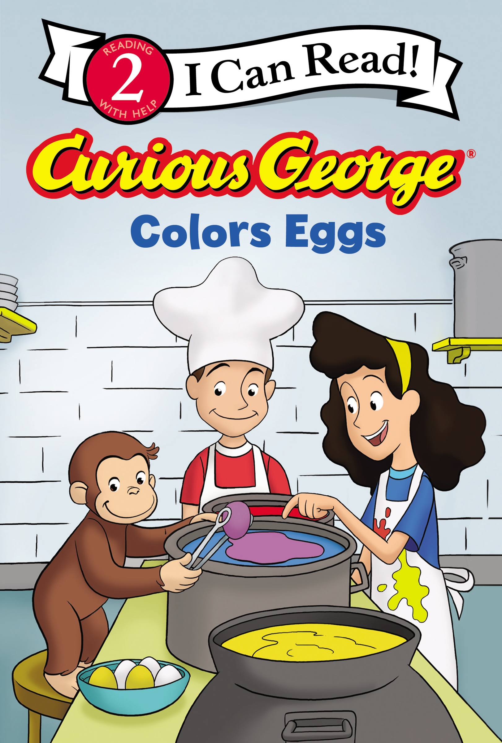 Curious George Colors Eggs cover image