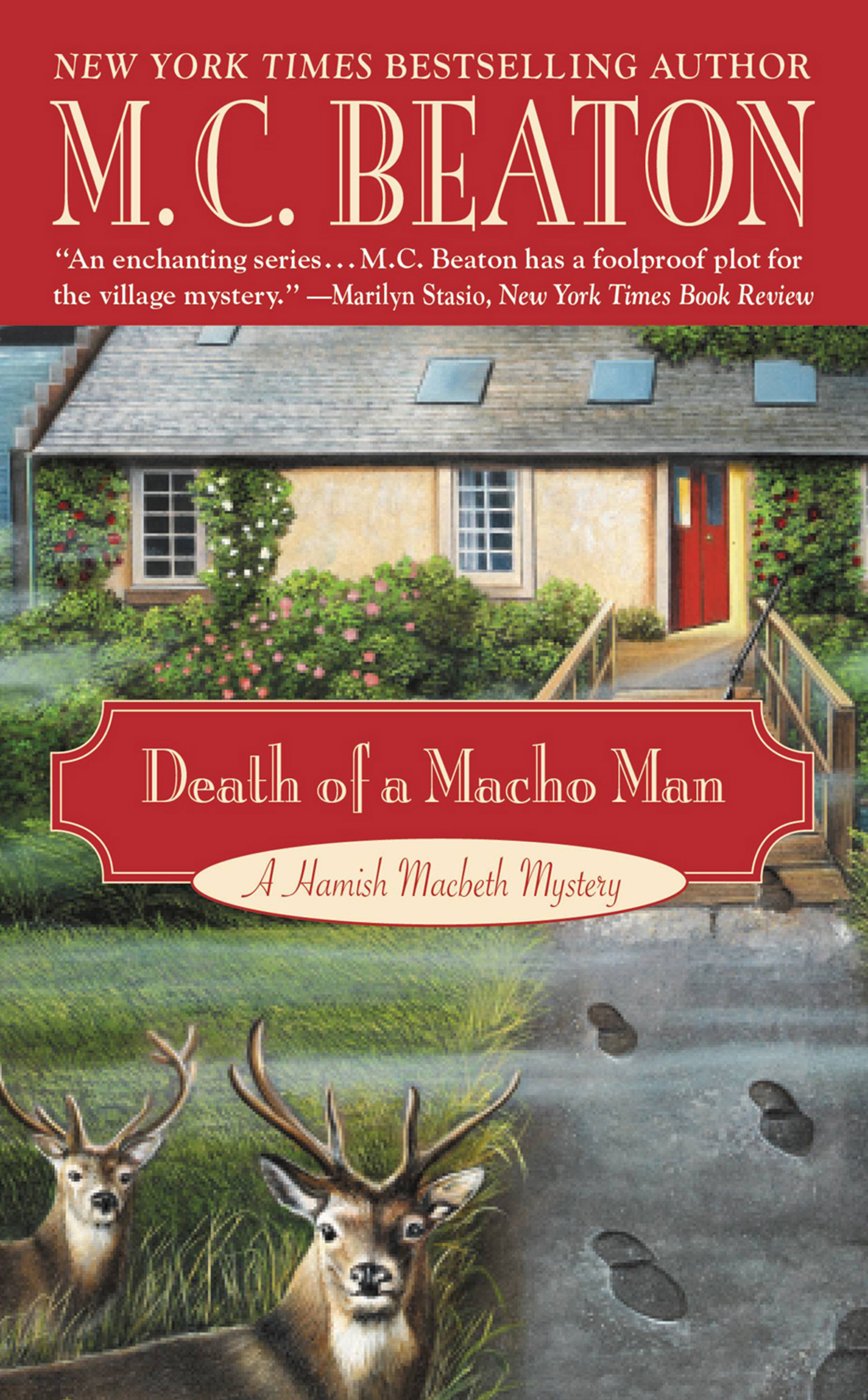 Imagen de portada para Death of a Macho Man [electronic resource] : A Hamish MacBeth Mystery
