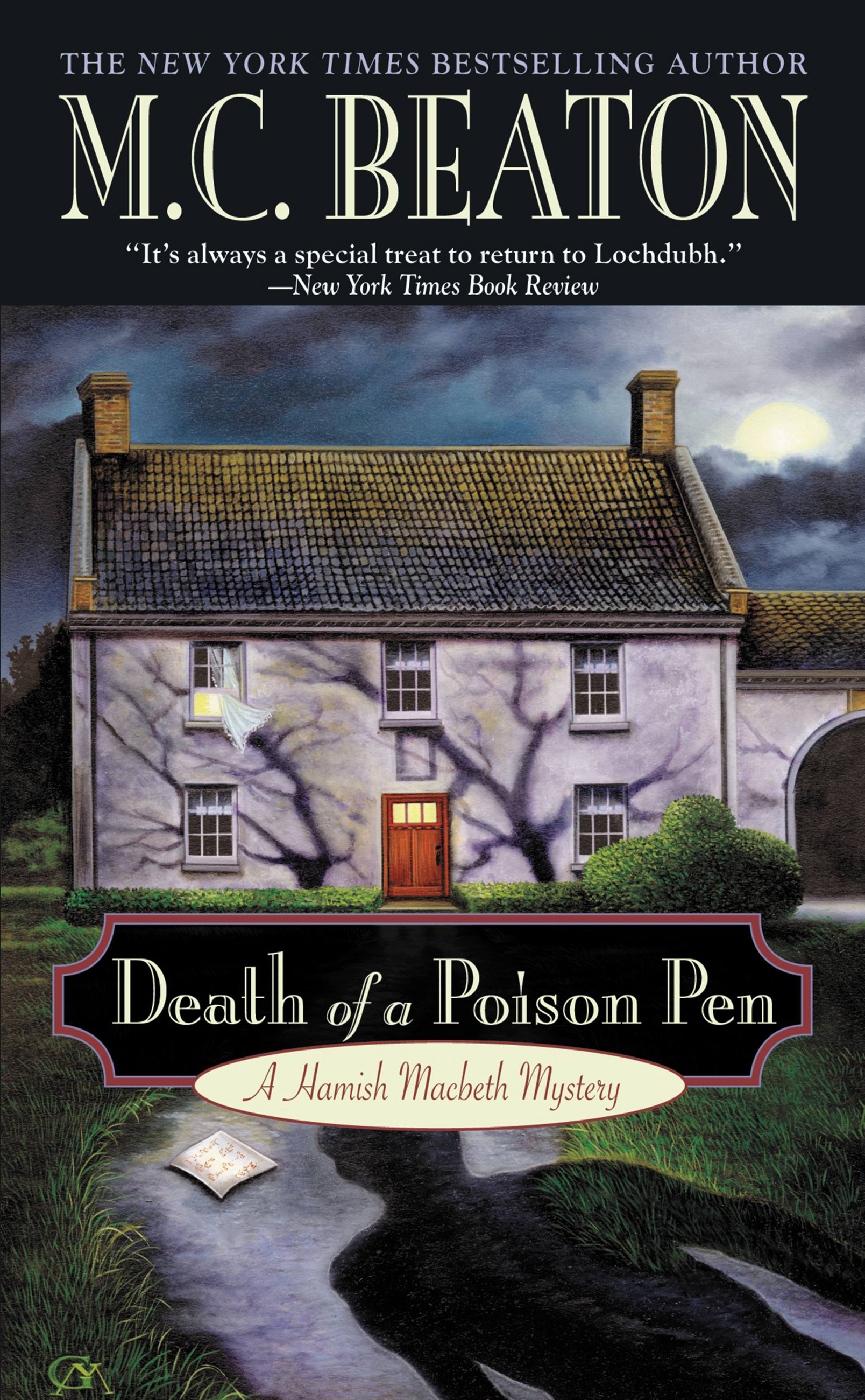 Cover image for Death of a Poison Pen [electronic resource] :