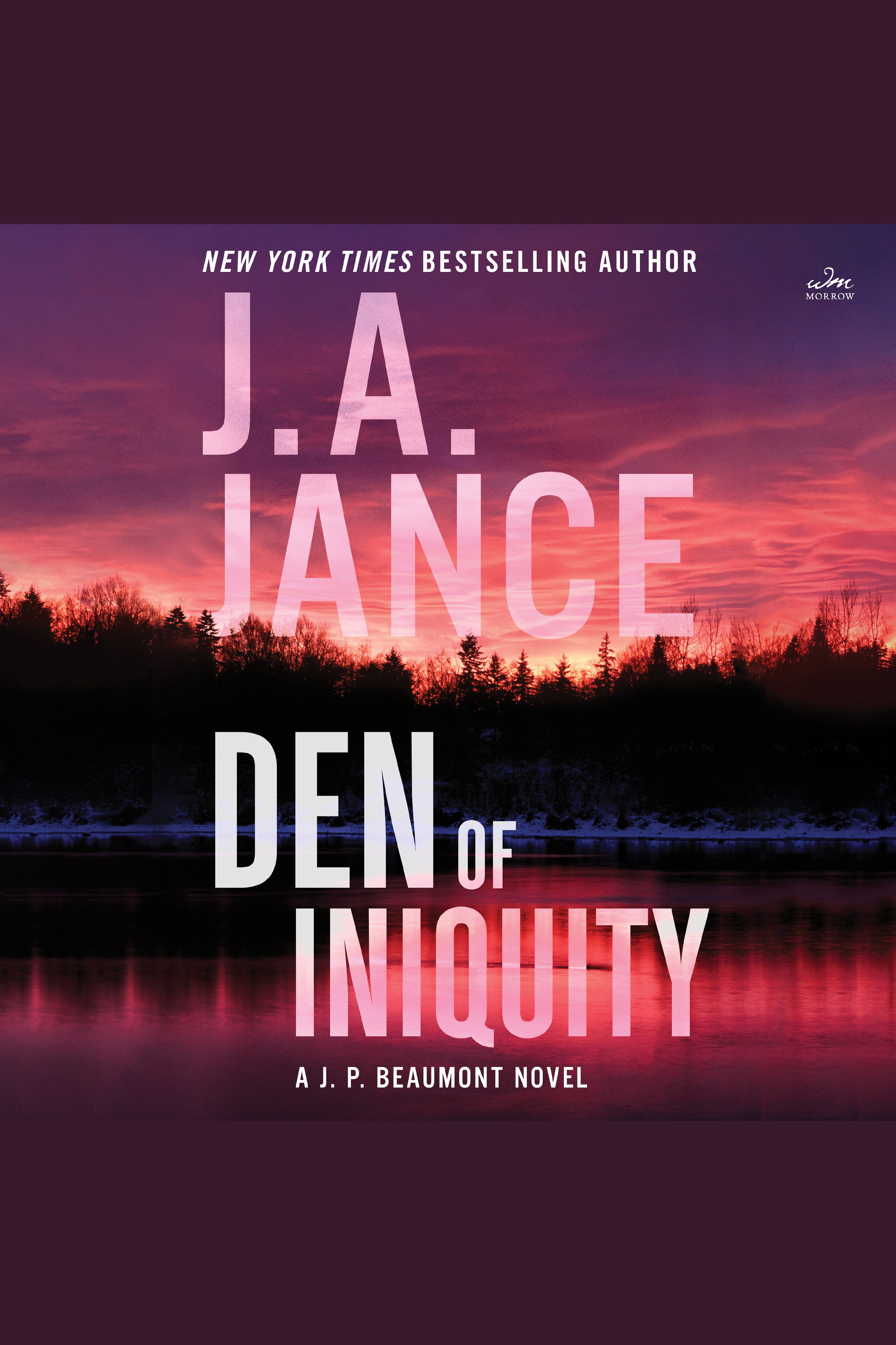 Den of Iniquity A J. P. Beaumont Novel cover image