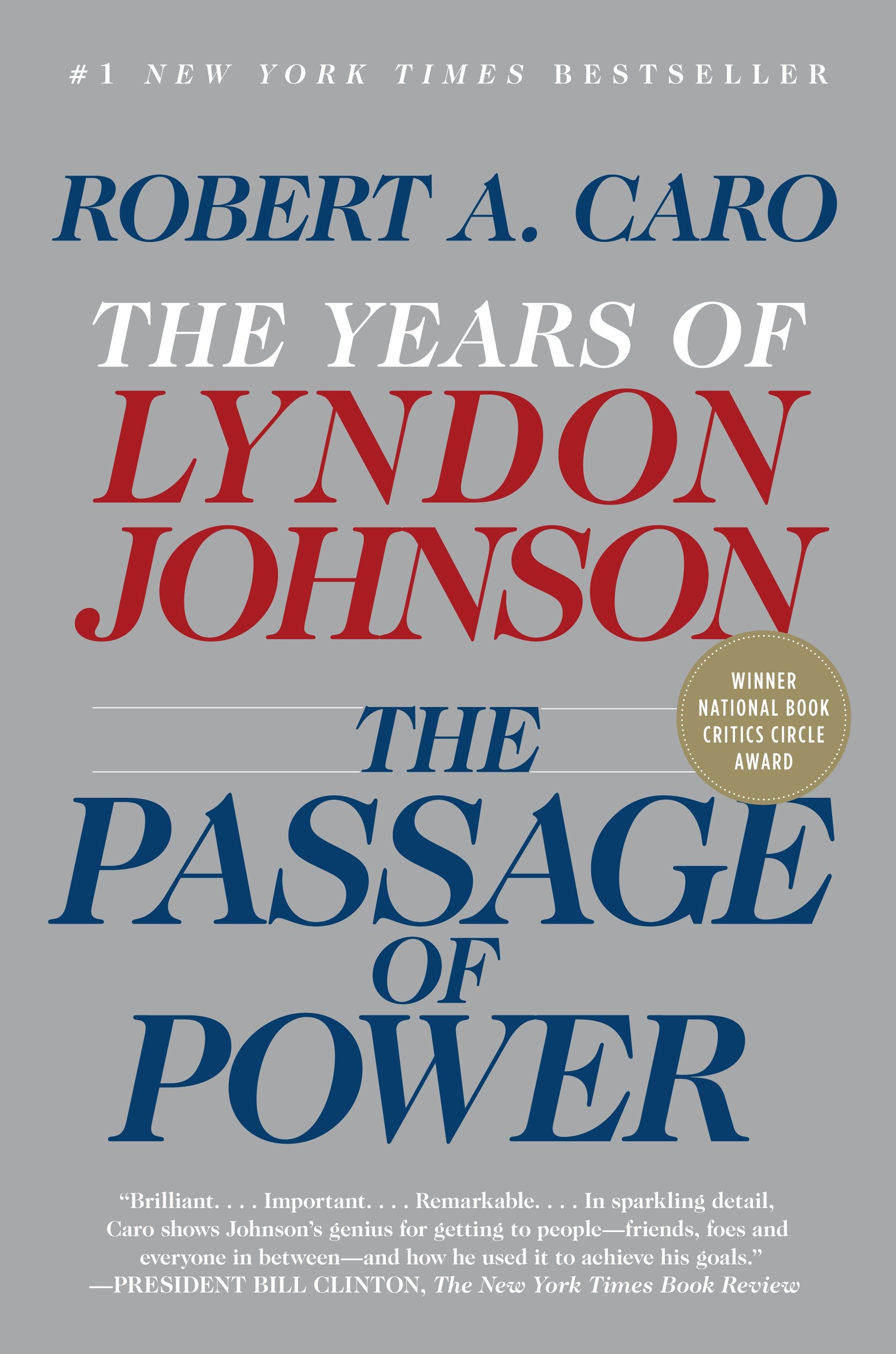 The passage of power the years of Lyndon Johnson cover image